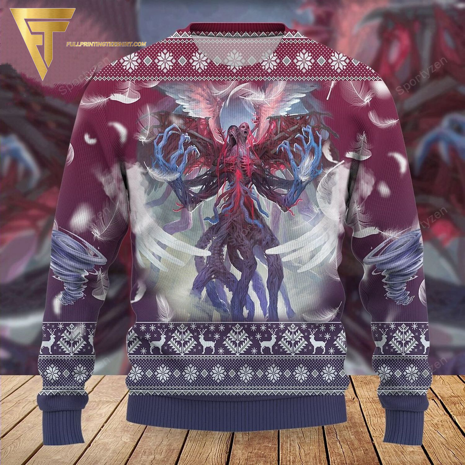 Game Magic The Gathering Brisela Voice Of Nightmares Ugly Christmas Sweater