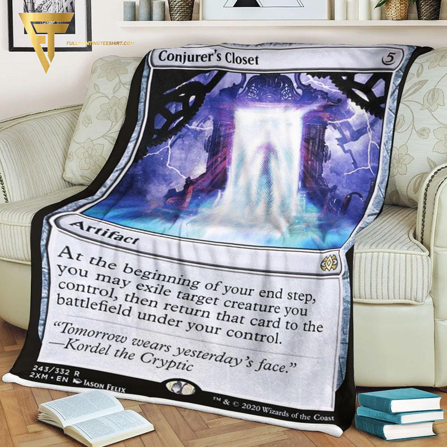 Game Magic The Gathering Conjurer's Closet Blanket
