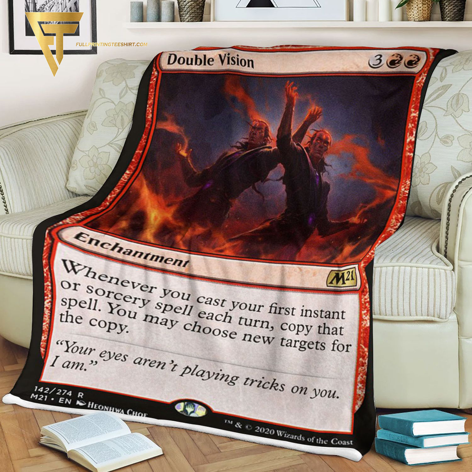 Game Magic The Gathering Double Vision Blanket