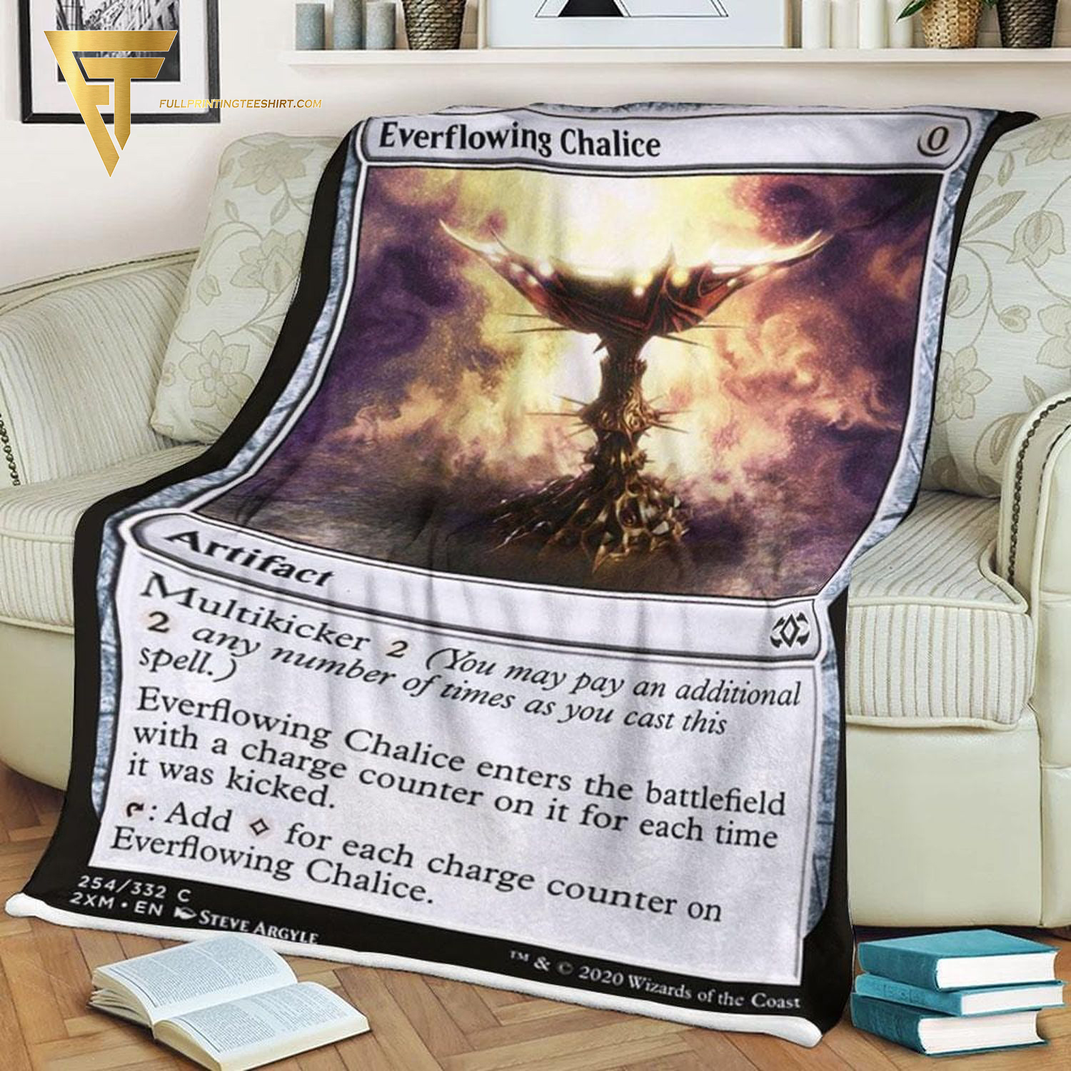 Game Magic The Gathering Everflowing Chalice Blanket