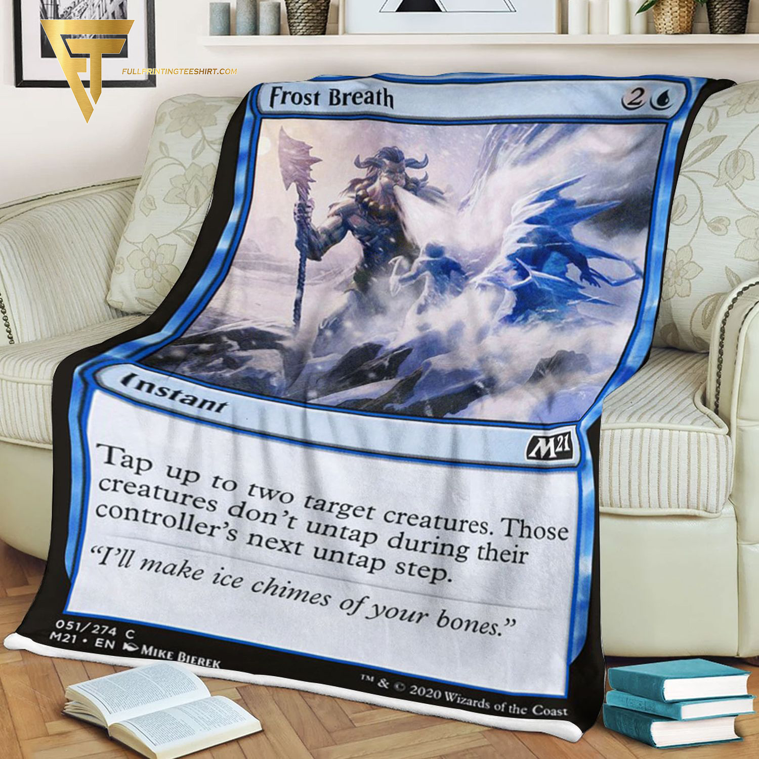 Game Magic The Gathering Frost Breath Blanket