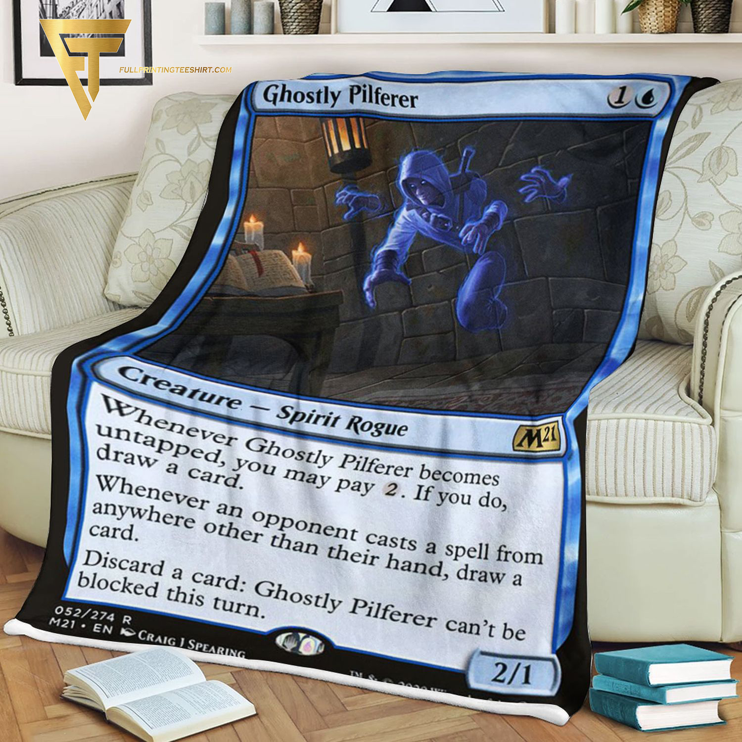 Game Magic The Gathering Ghostly Pilferer Blanket