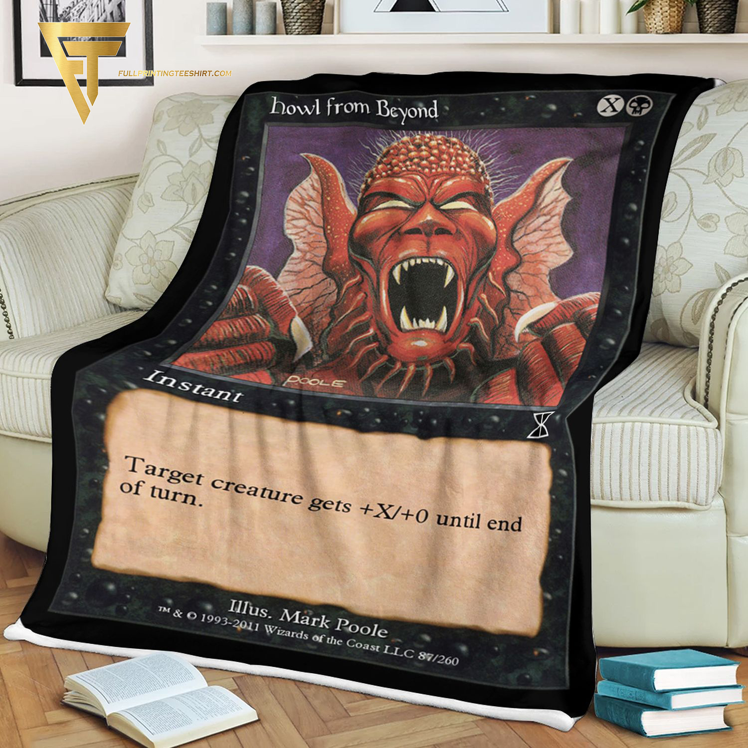 Game Magic The Gathering Howl From Beyond Blanket