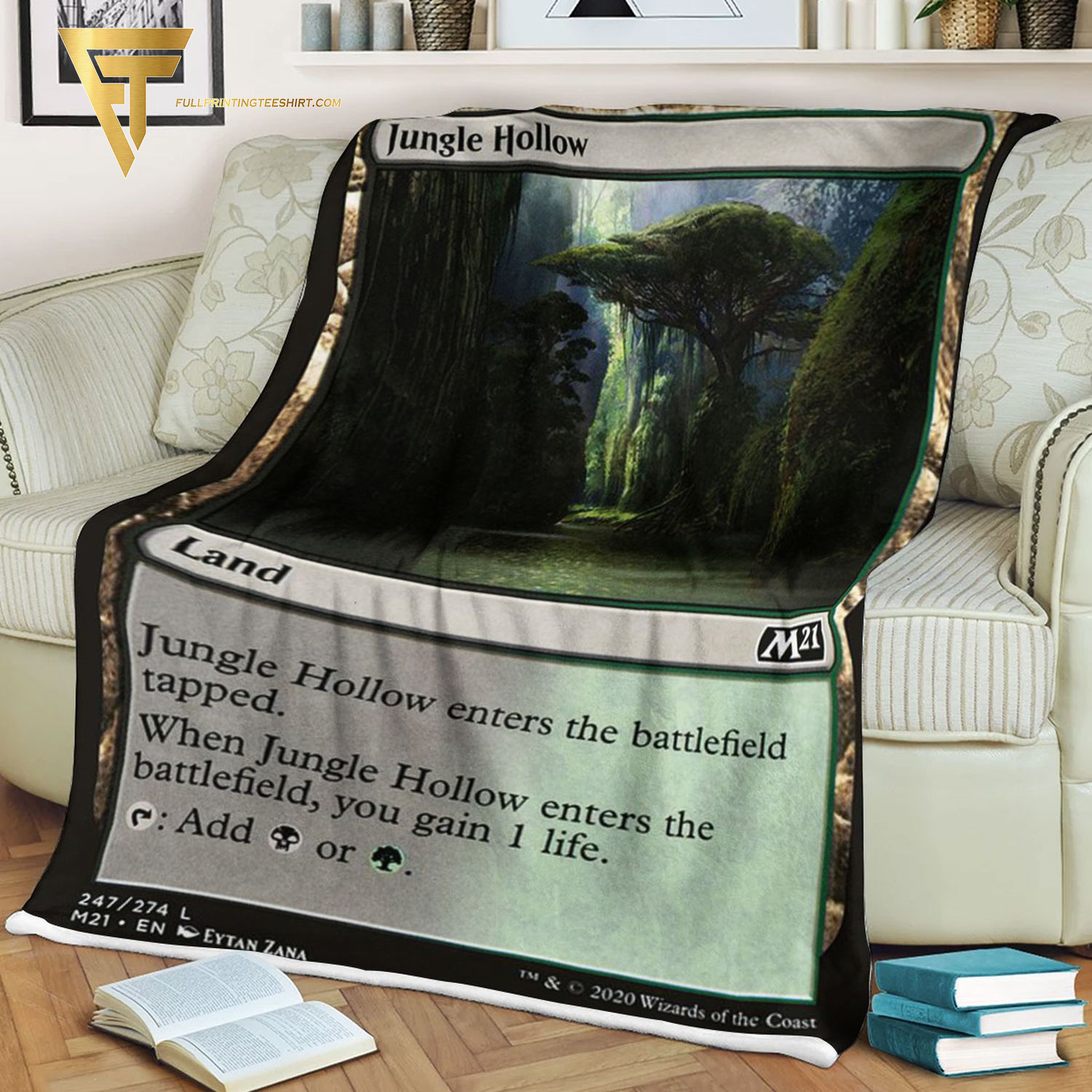 Game Magic The Gathering Jungle Hollow Blanket