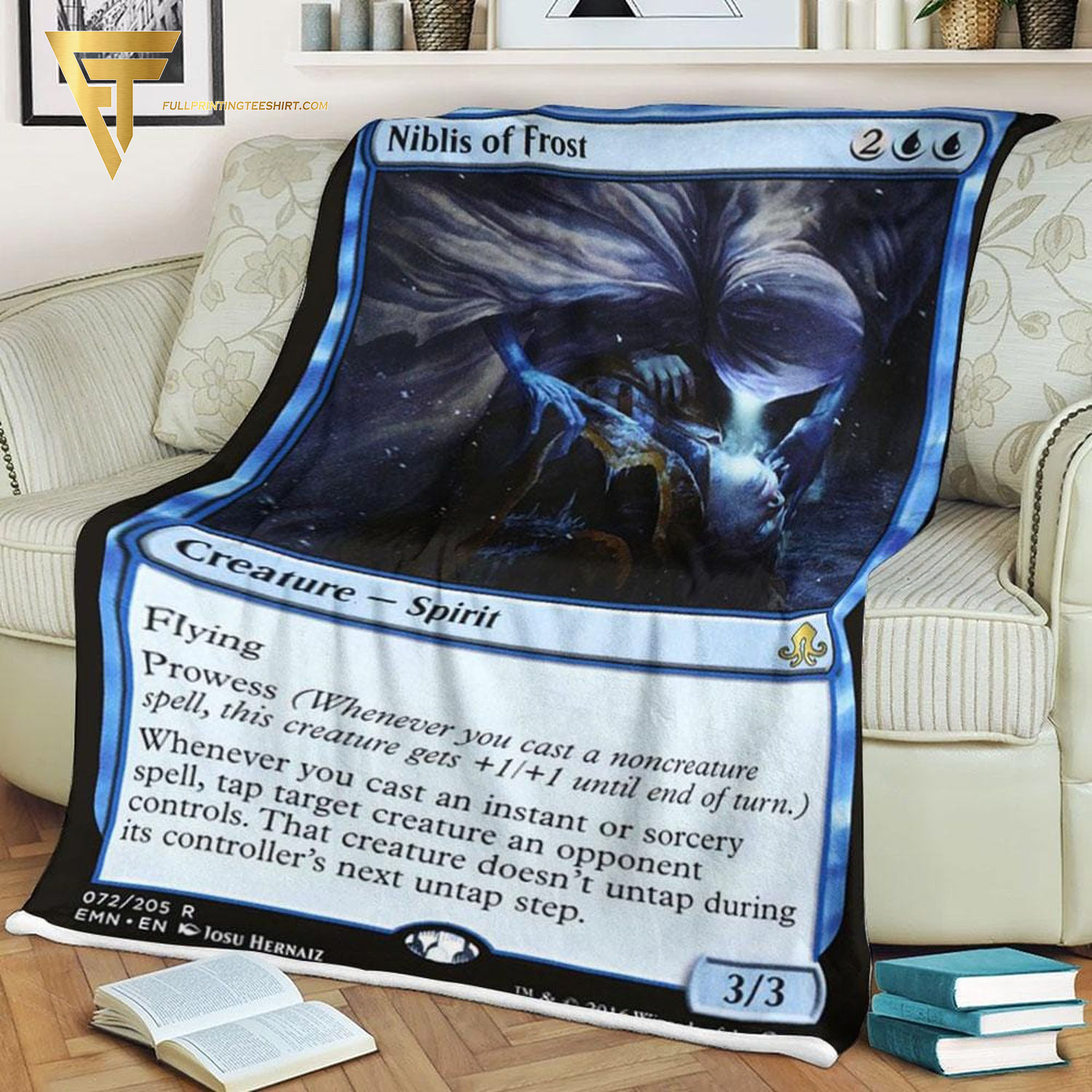 Game Magic The Gathering Niblis Of Frost Blanket