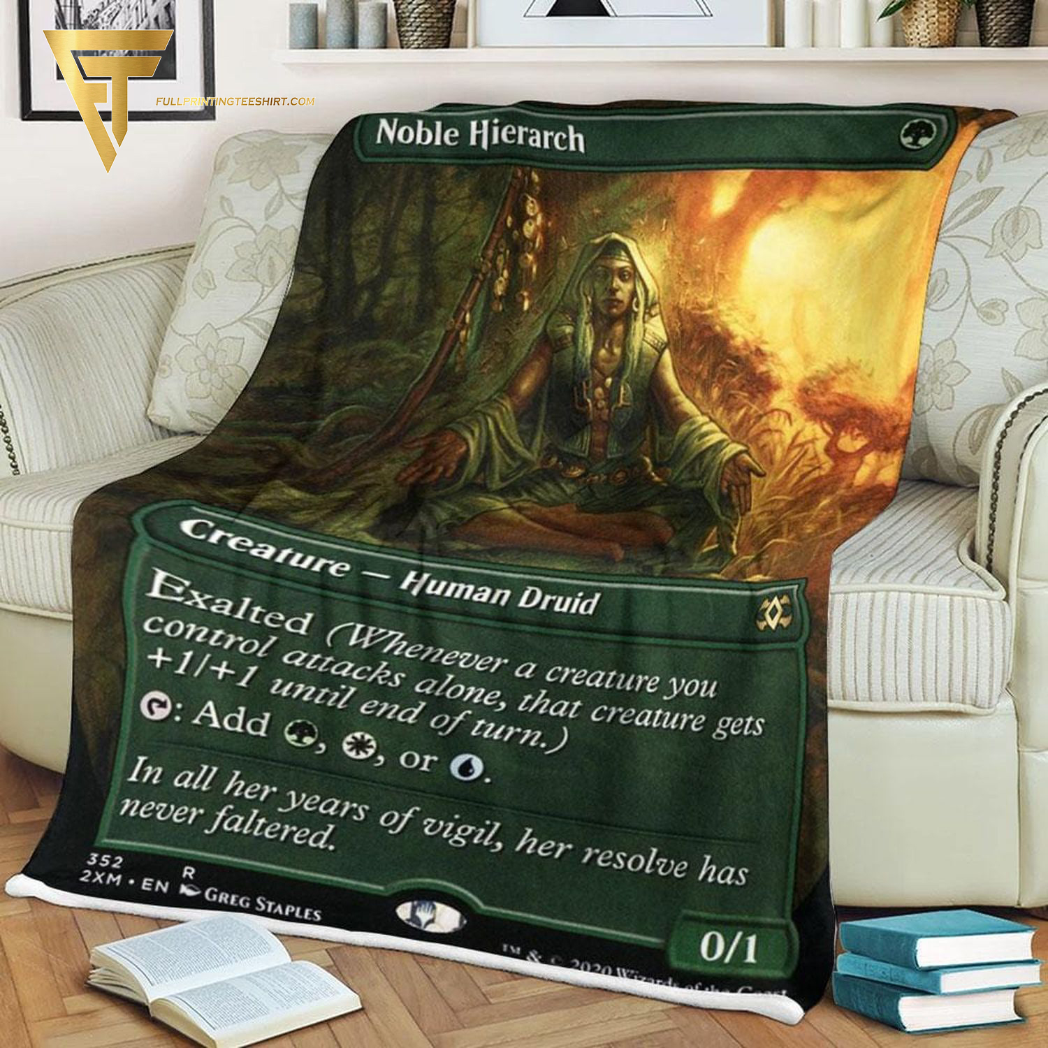 Game Magic The Gathering Noble Hierarch Blanket