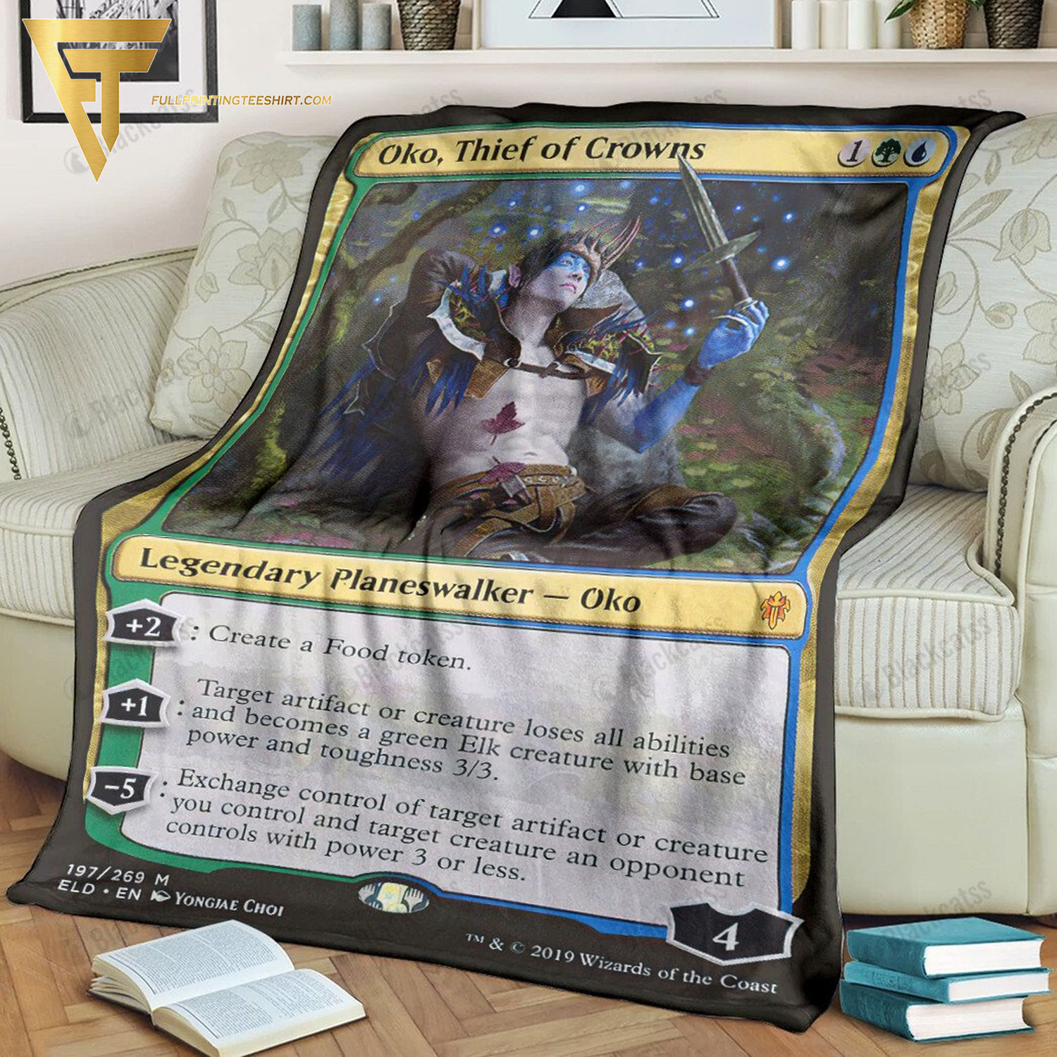 Game Magic The Gathering Oko Thief of Crowns All Over Print Blanket