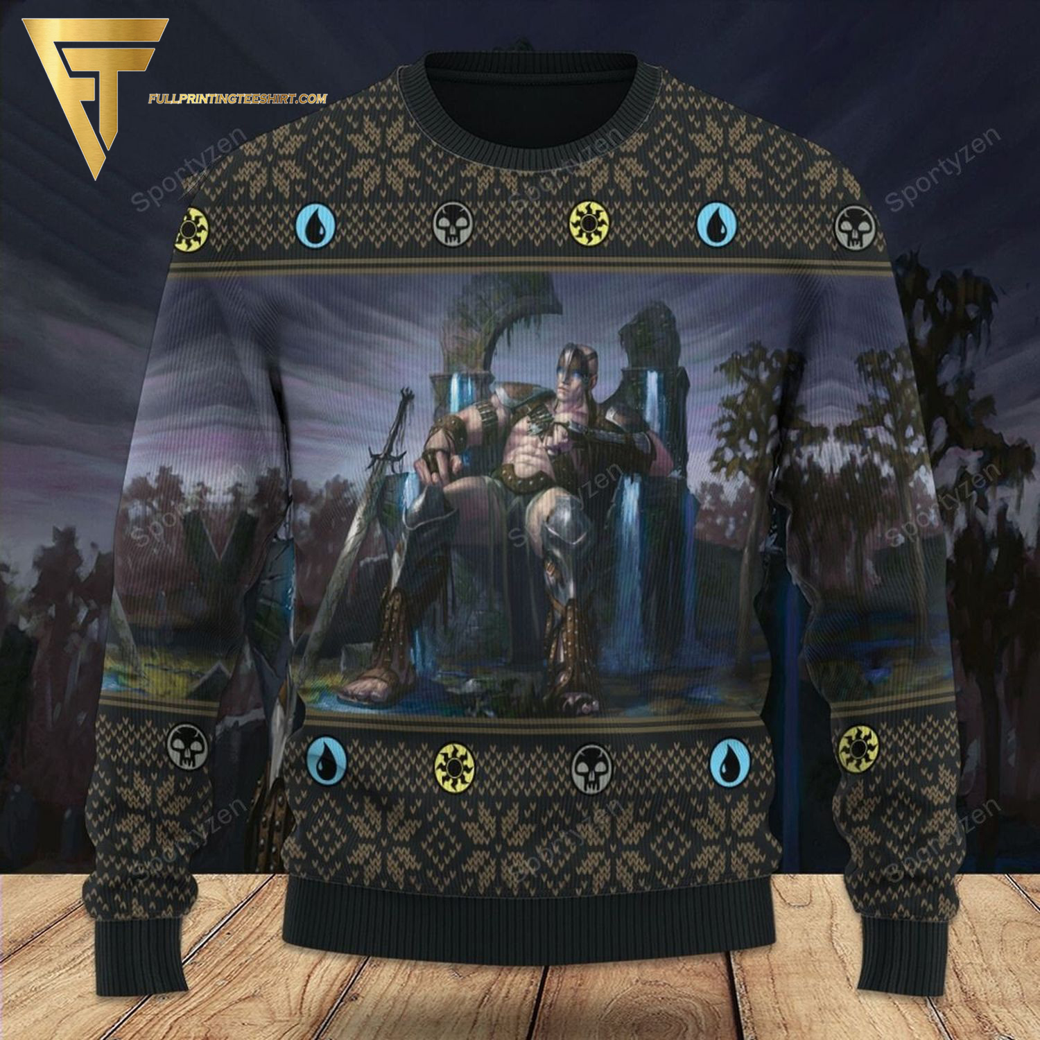Game Magic The Gathering Oloro Ageless Ascetic Ugly Wool Sweater