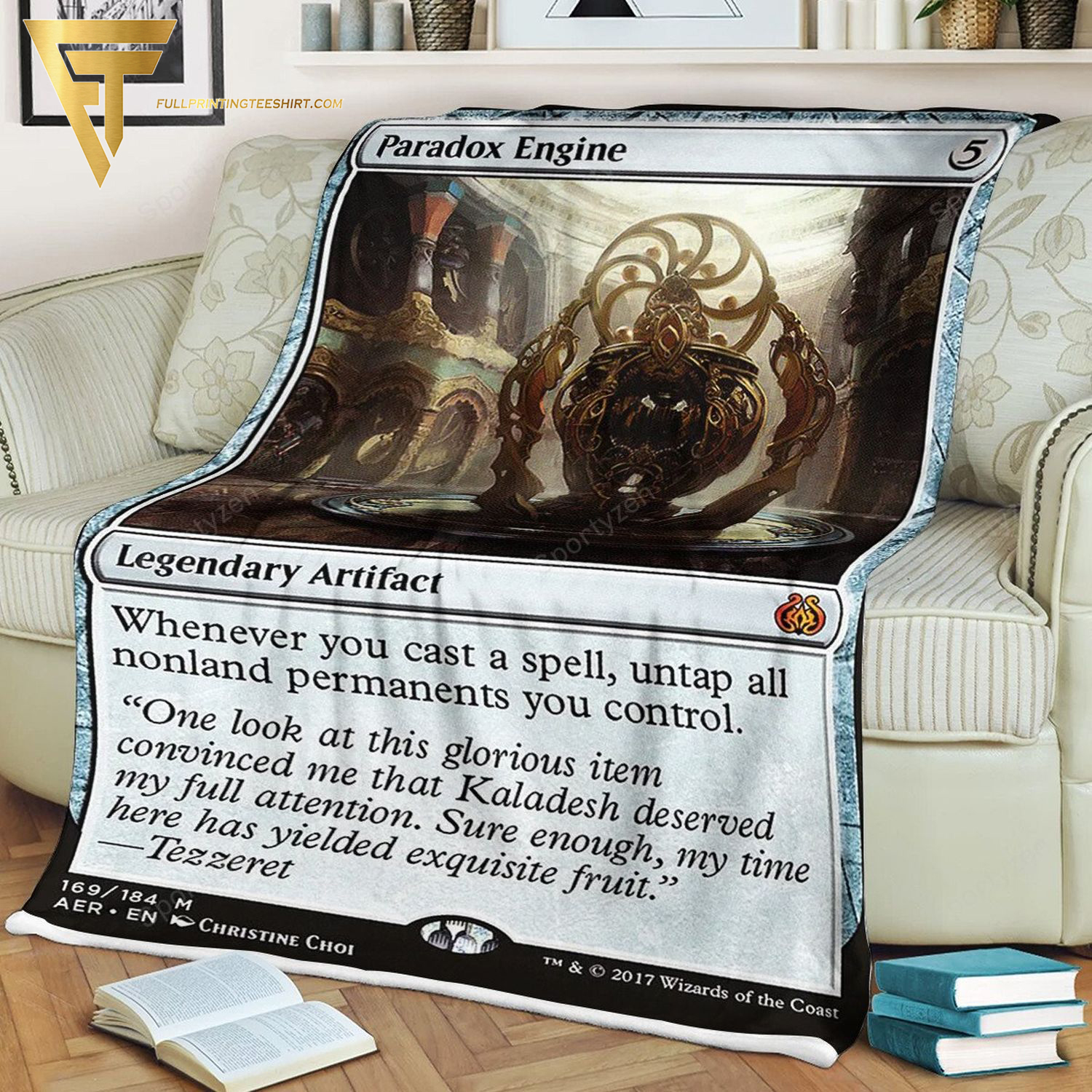 Game Magic The Gathering Paradox Engine All Over Print Blanket