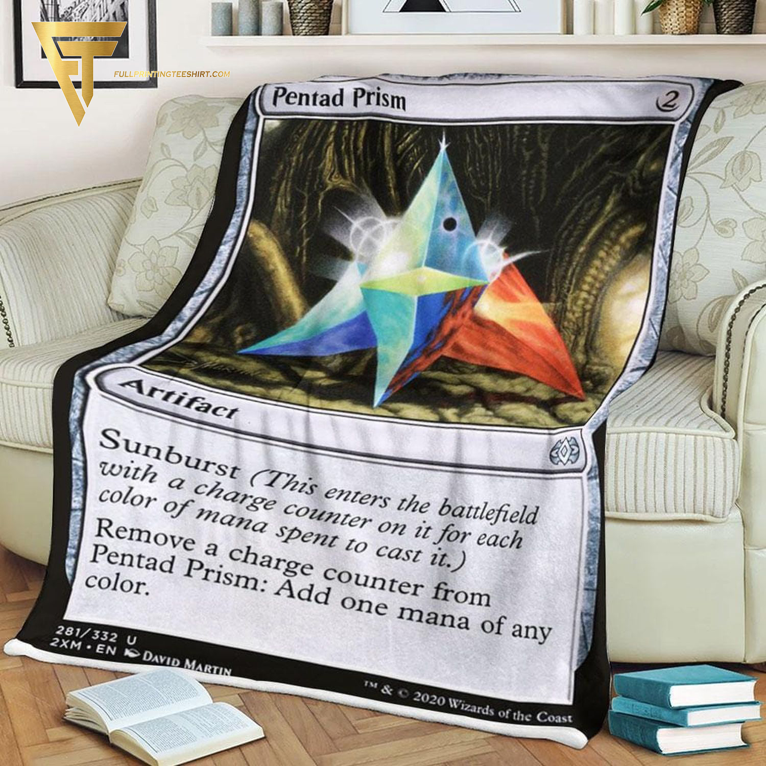 Game Magic The Gathering Pentad Prism Blanket