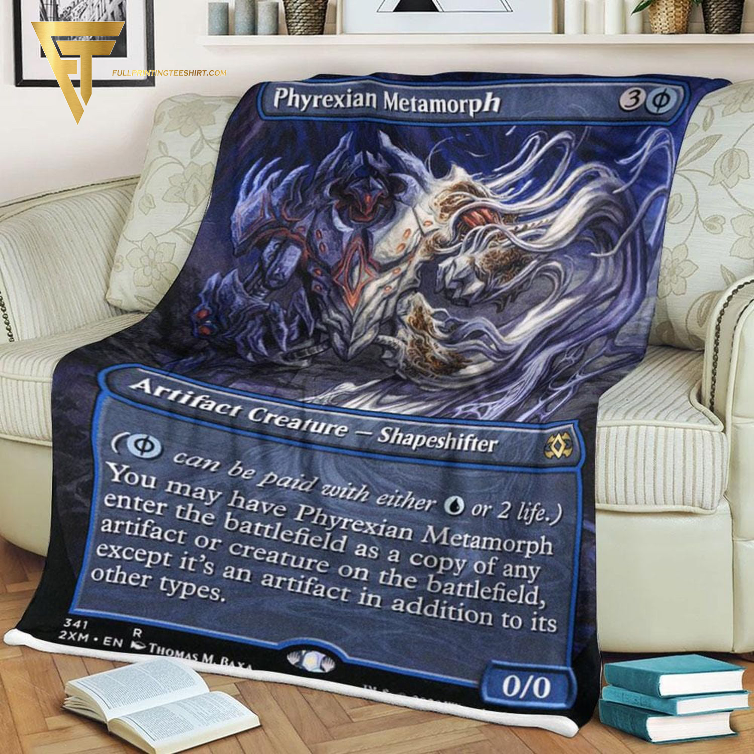Game Magic The Gathering Phyrexian Metamorph Blanket