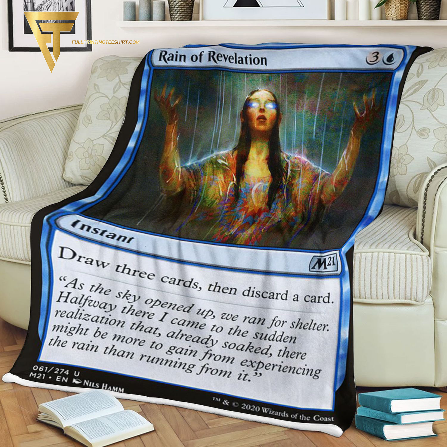 Game Magic The Gathering Rain of Revelation Blanket