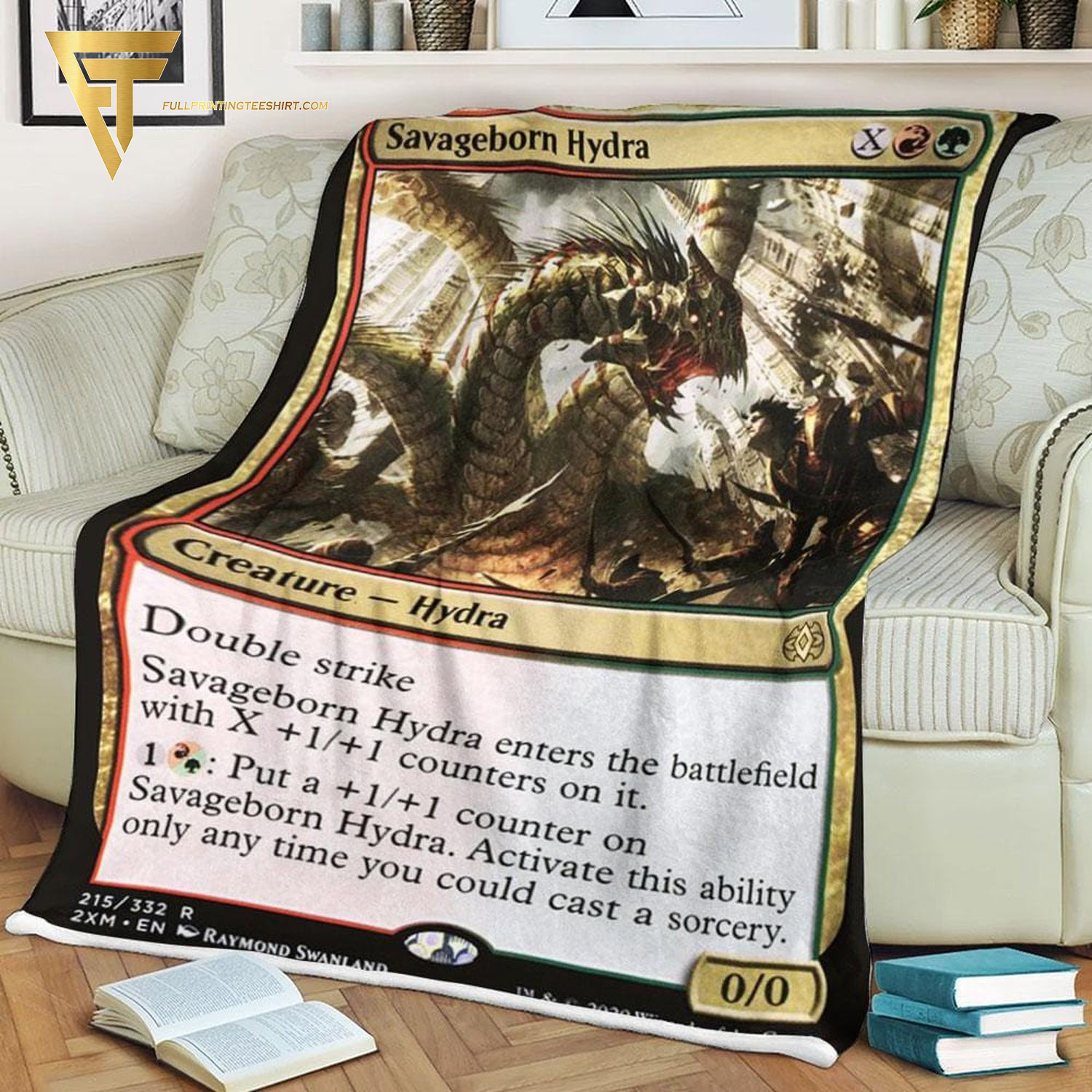 Game Magic The Gathering Savageborn Hydra Blanket