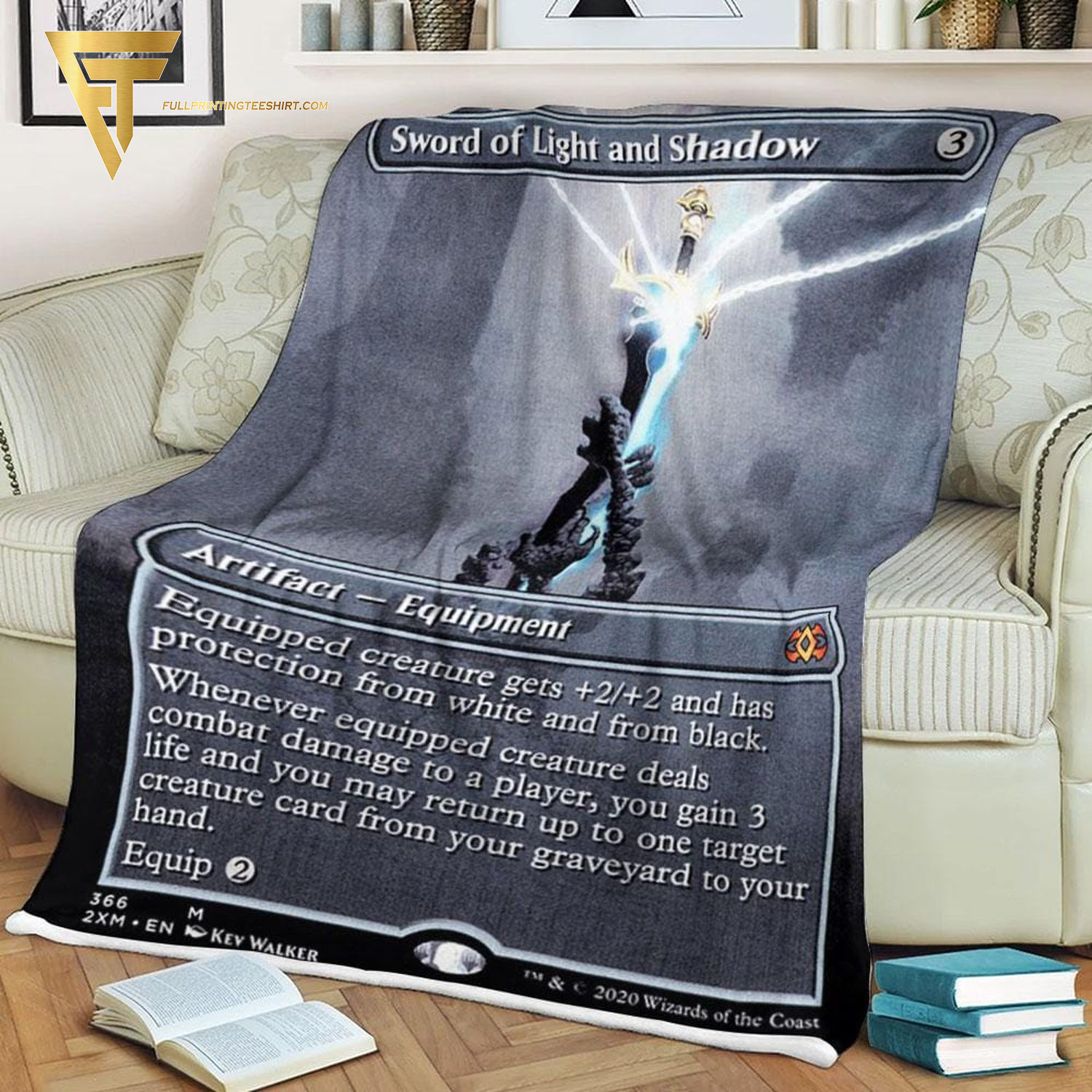 Game Magic The Gathering Sword Of Light And Shadow Blanket