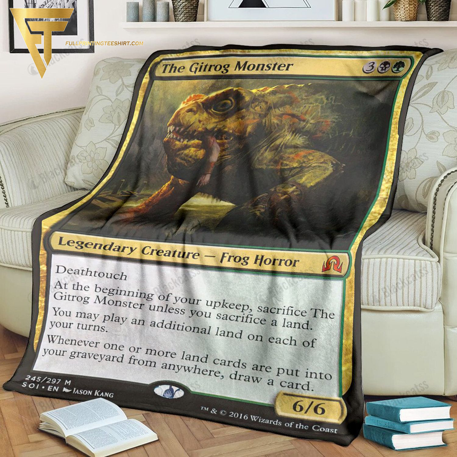 Game Magic The Gathering The Gitrog Monster All Over Print Blanket