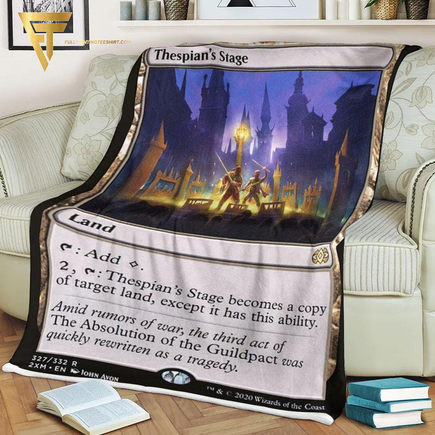 Game Magic The Gathering Thespian's Stage Blanket
