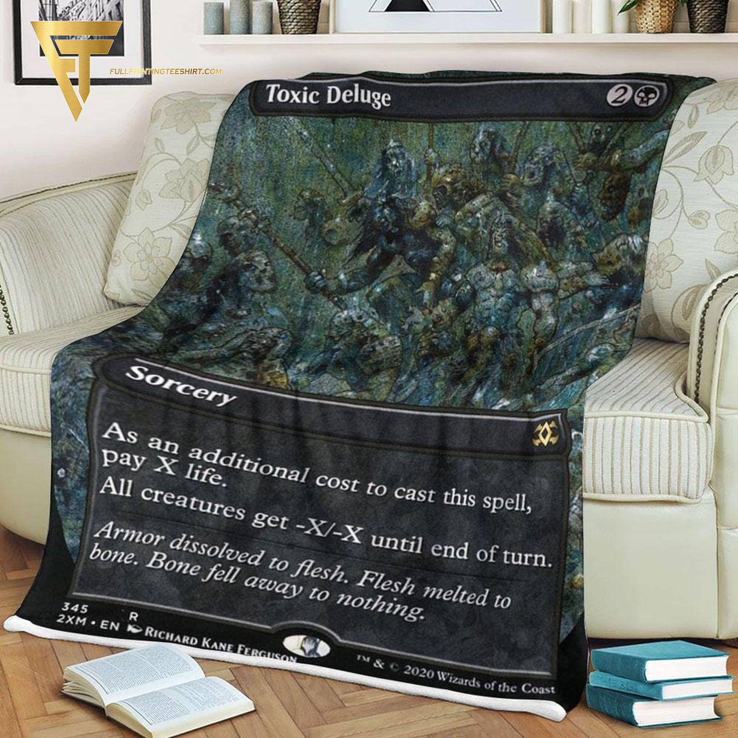 Game Magic The Gathering Toxic Deluge Blanket