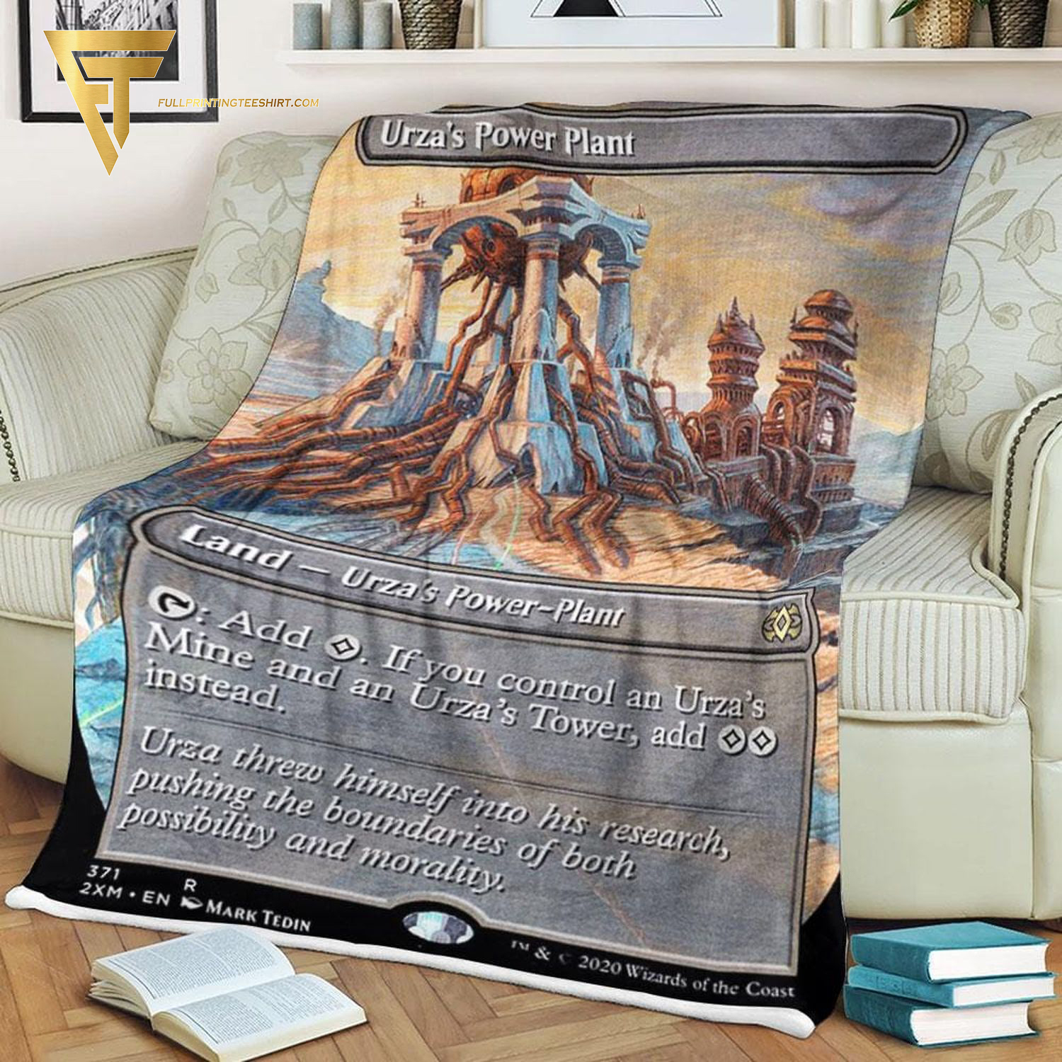 Game Magic The Gathering Urza's Power Plant Blanket