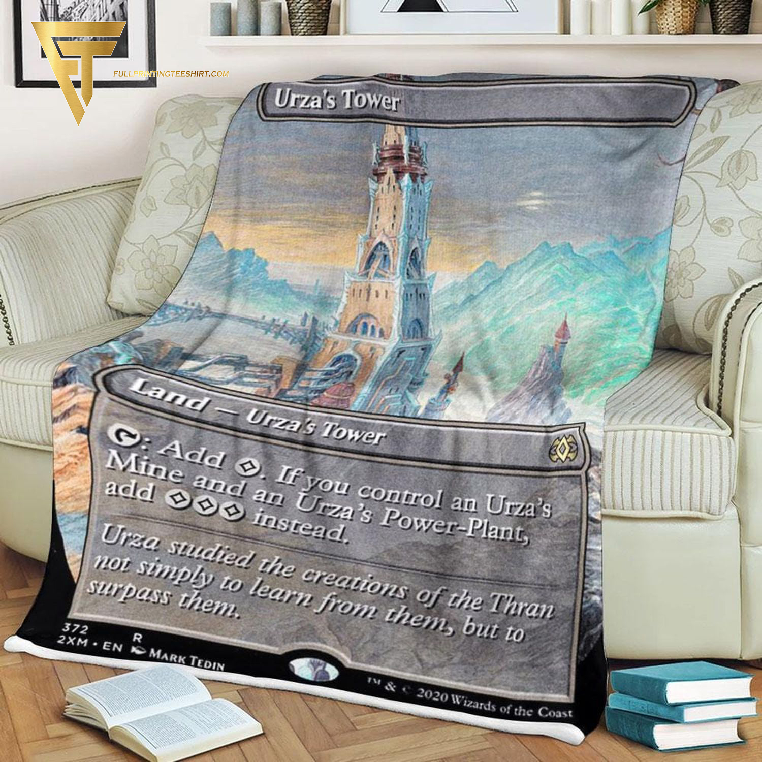 Game Magic The Gathering Urza's Tower Blanket