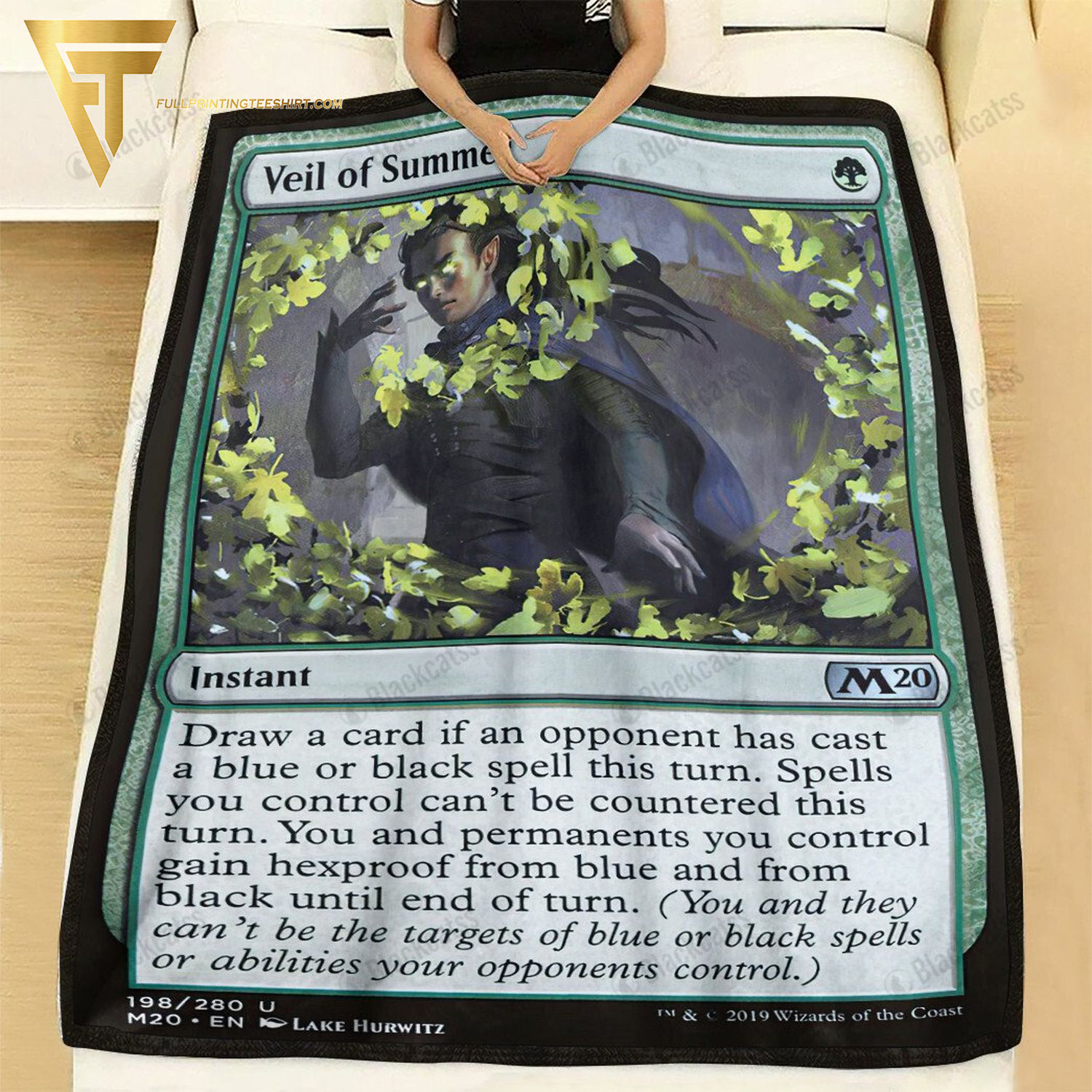 Game Magic The Gathering Veil of Summer All Over Print Blanket