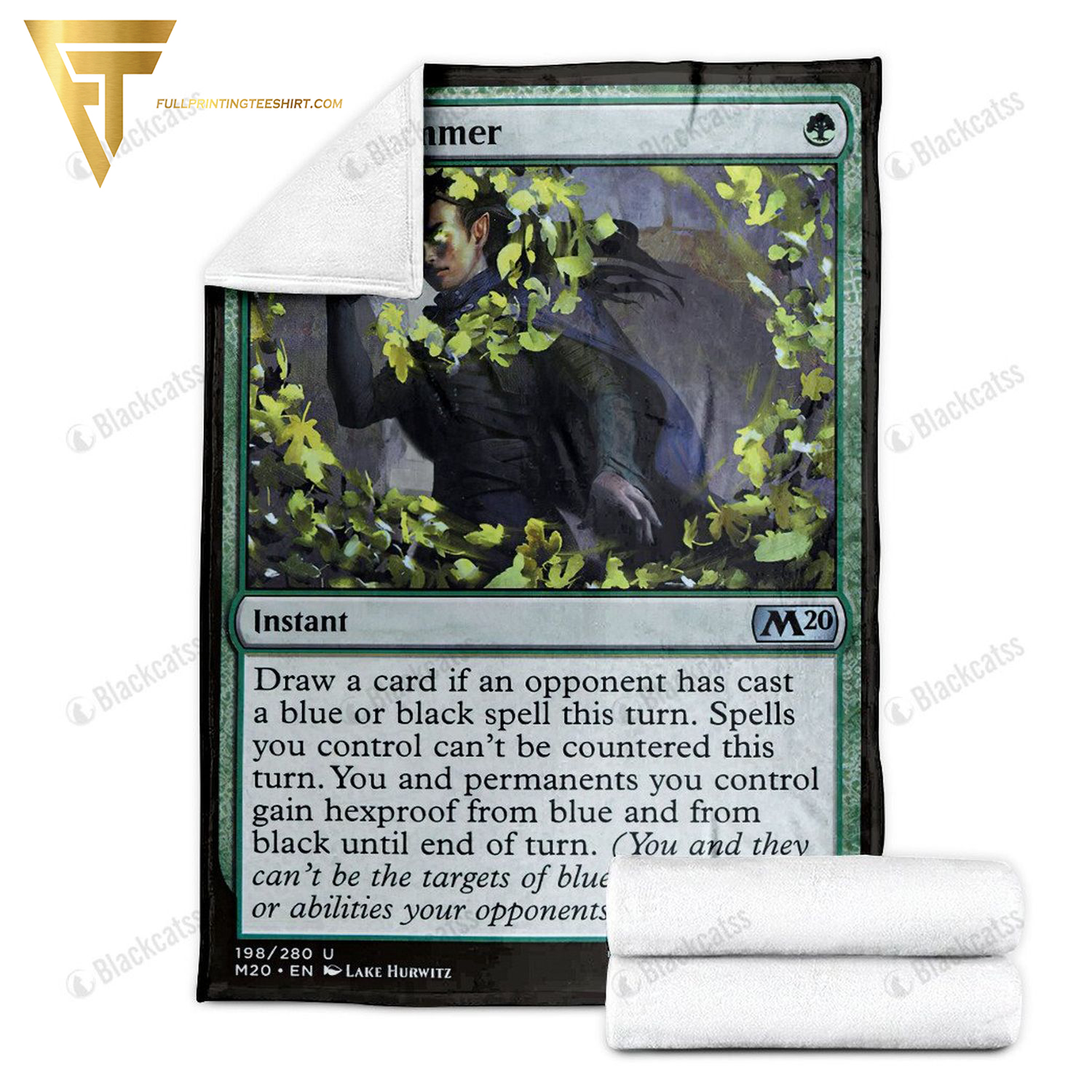 Game Magic The Gathering Veil of Summer All Over Print Blanket