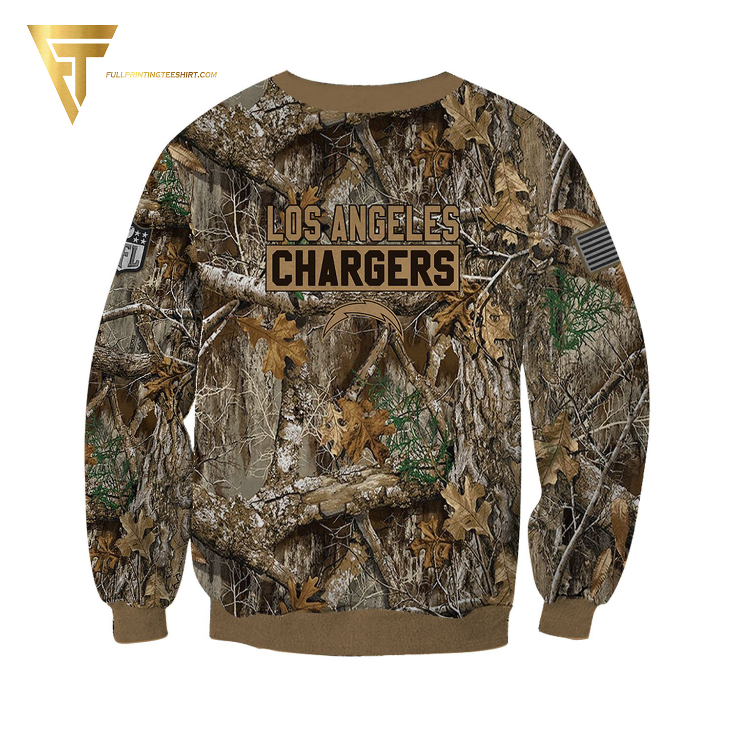 National Football League Los Angeles Chargers Hunting Shirt