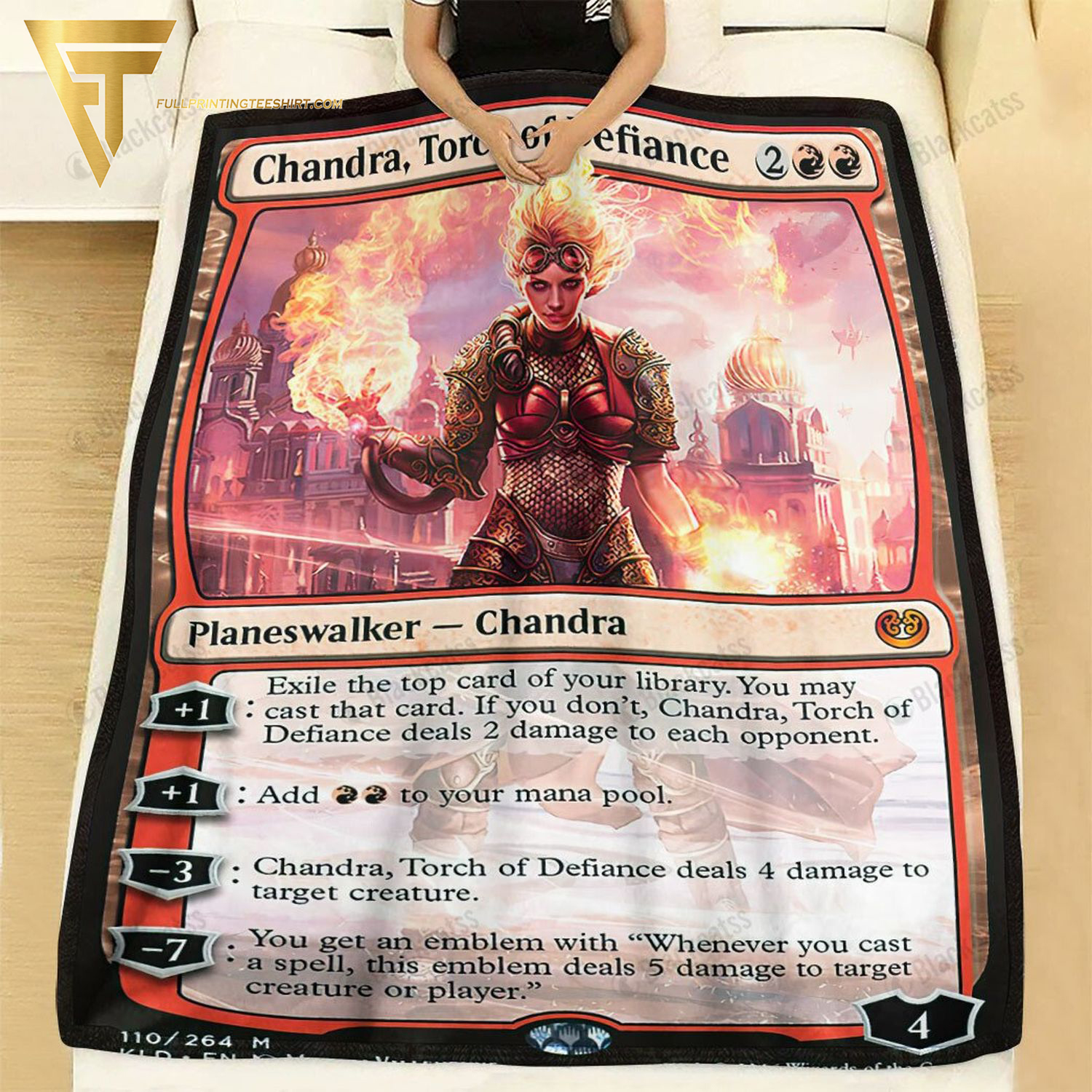 Game Magic The Gathering Chandra Torch Of Defiance All Over Print Blanket