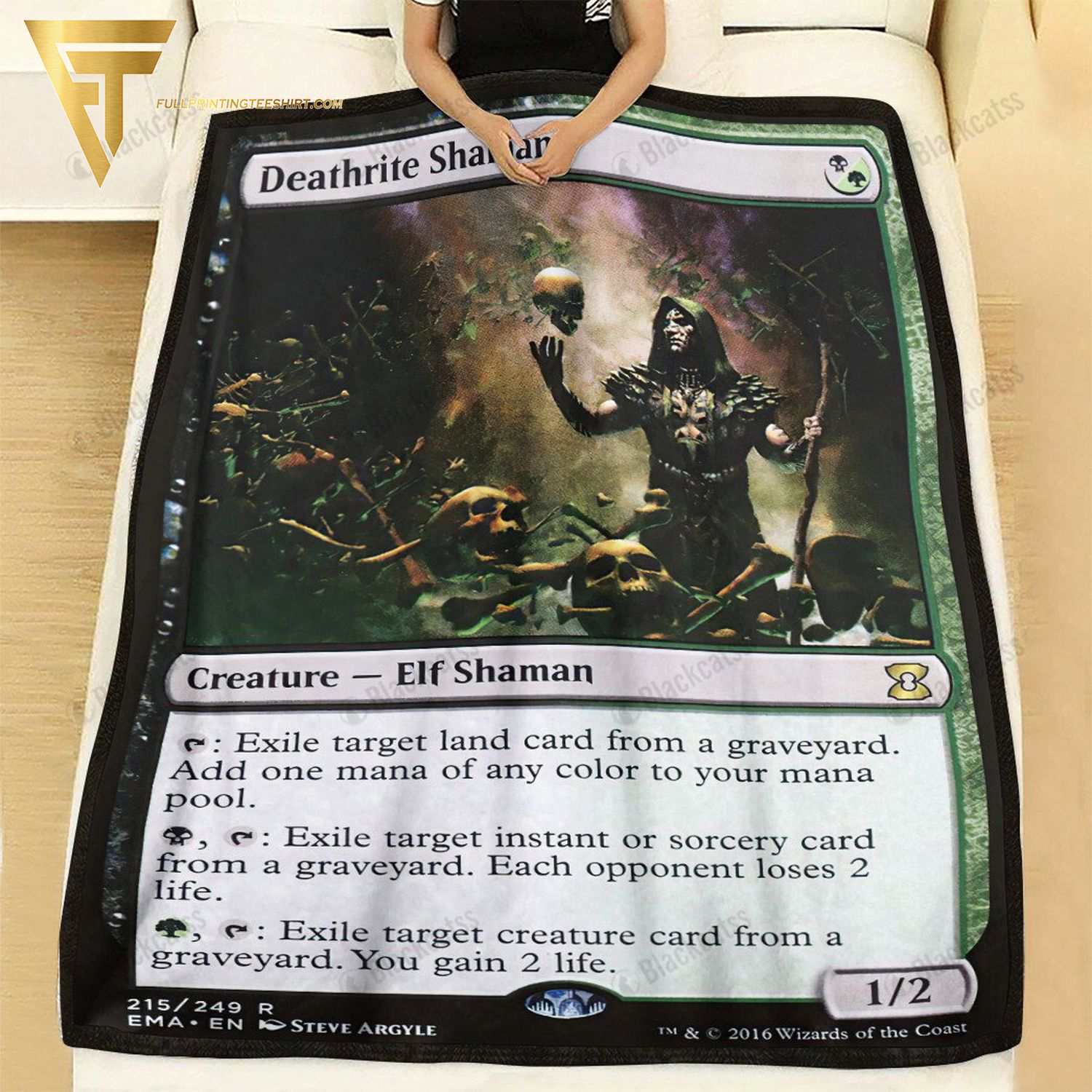 Game Magic The Gathering Deathrite Shaman All Over Print Blanket