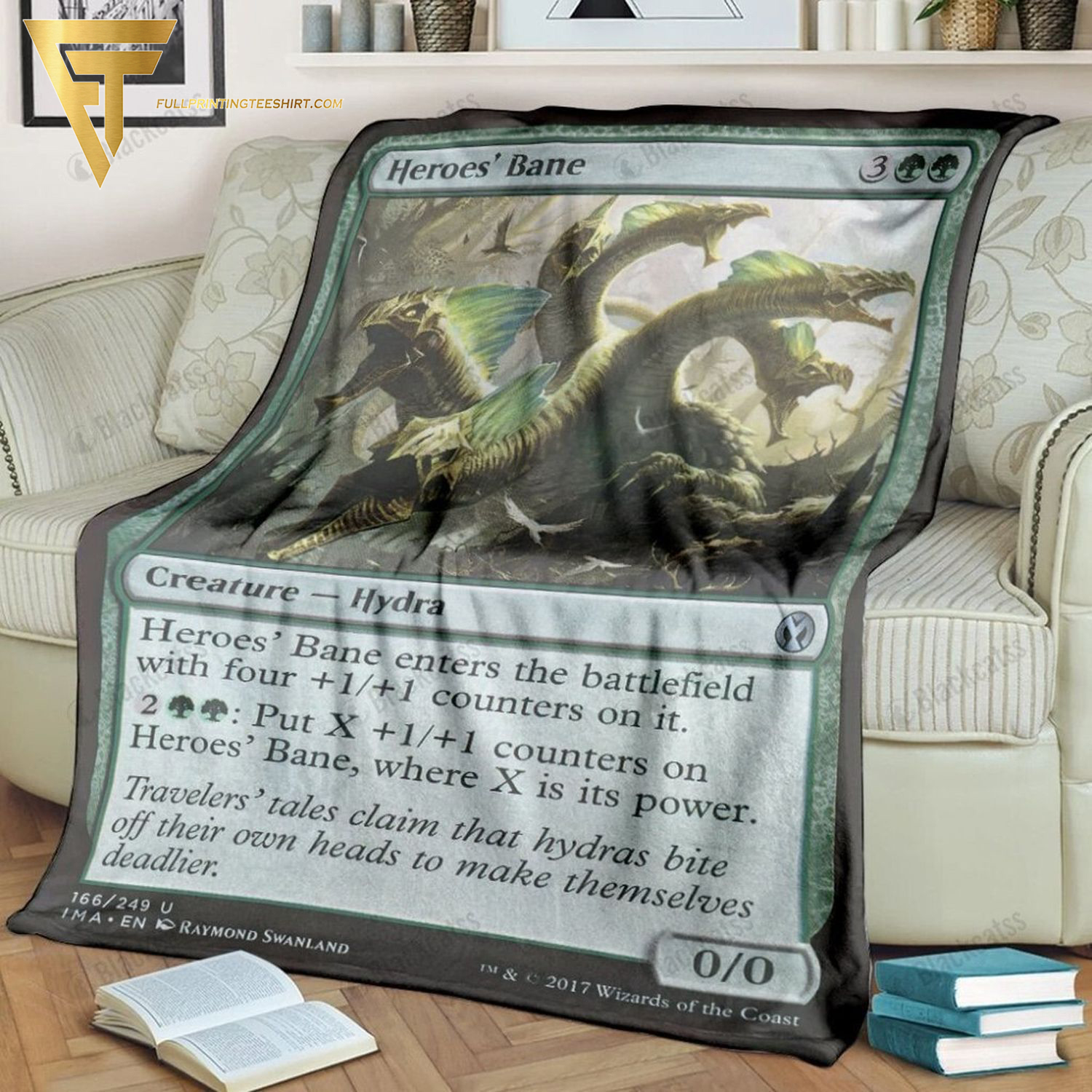 Game Magic The Gathering Heroes' Bane All Over Print Blanket