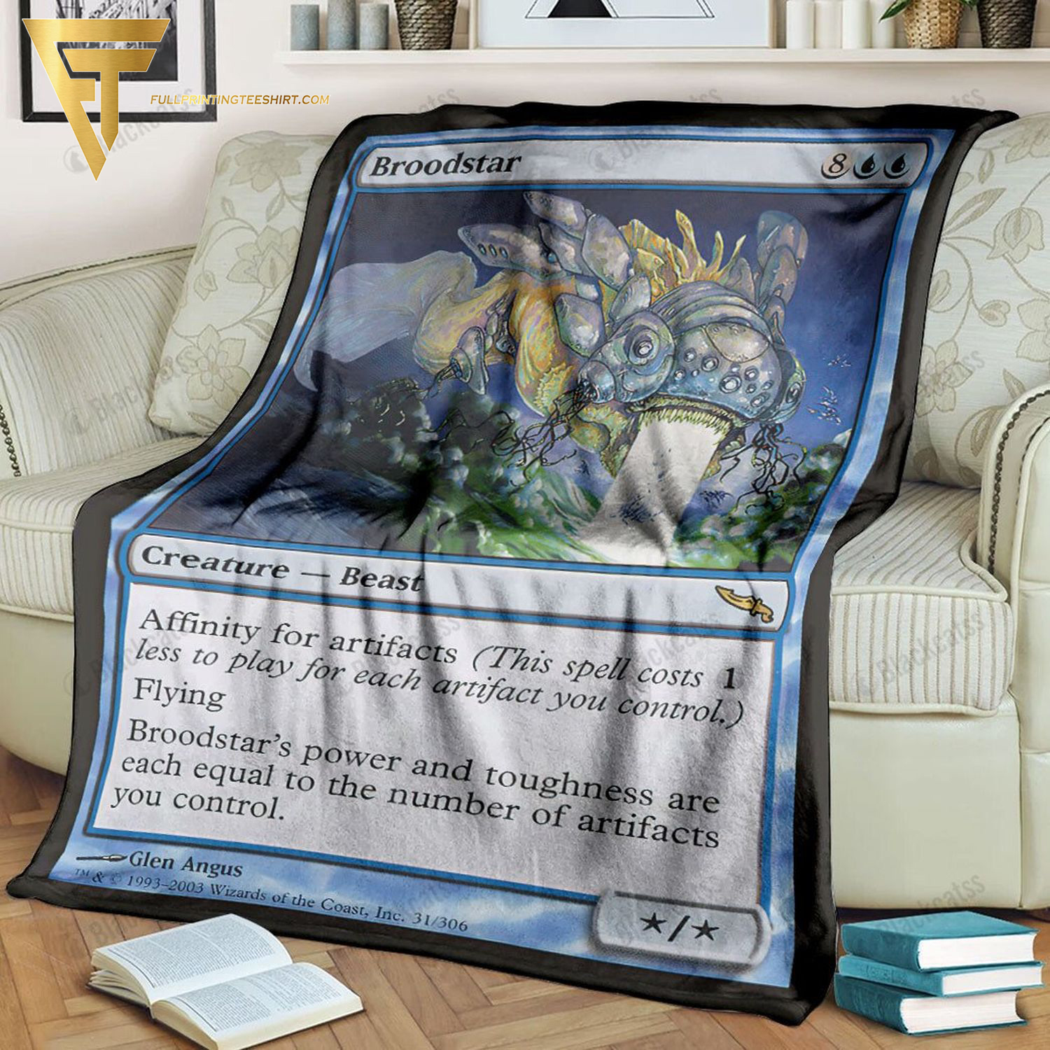 Game Magic The Gathering Broodstar All Over Print Blanket
