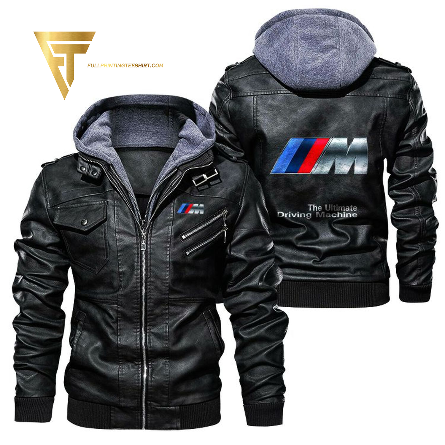 BMW The Ultimate Driving Machine Leather Jacket