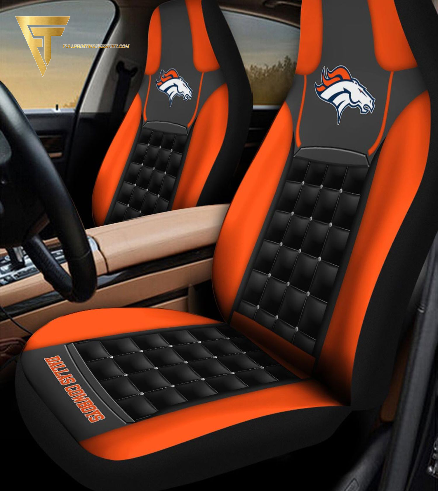 Denver Broncos Football Team Car Seat