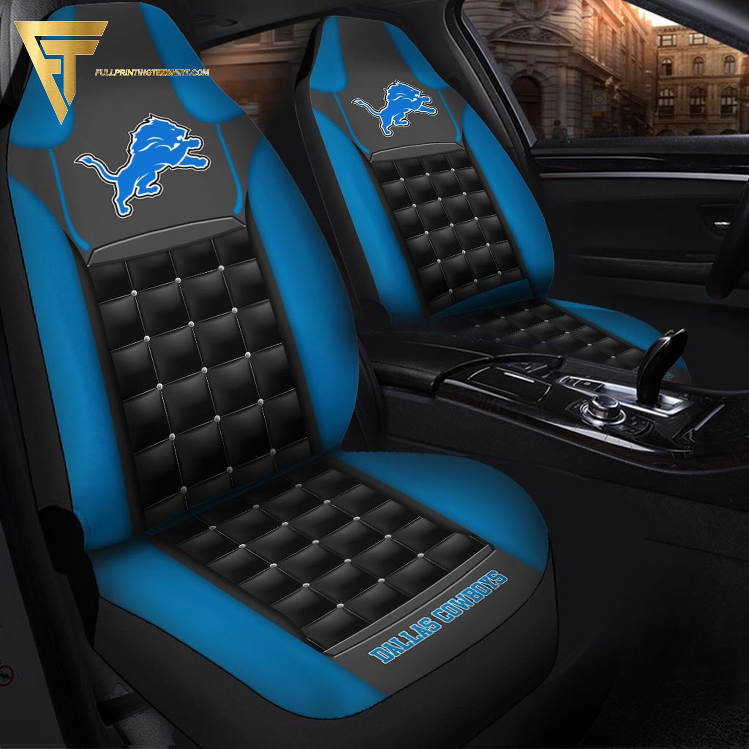 Detroit Lions Football Team Car Seat