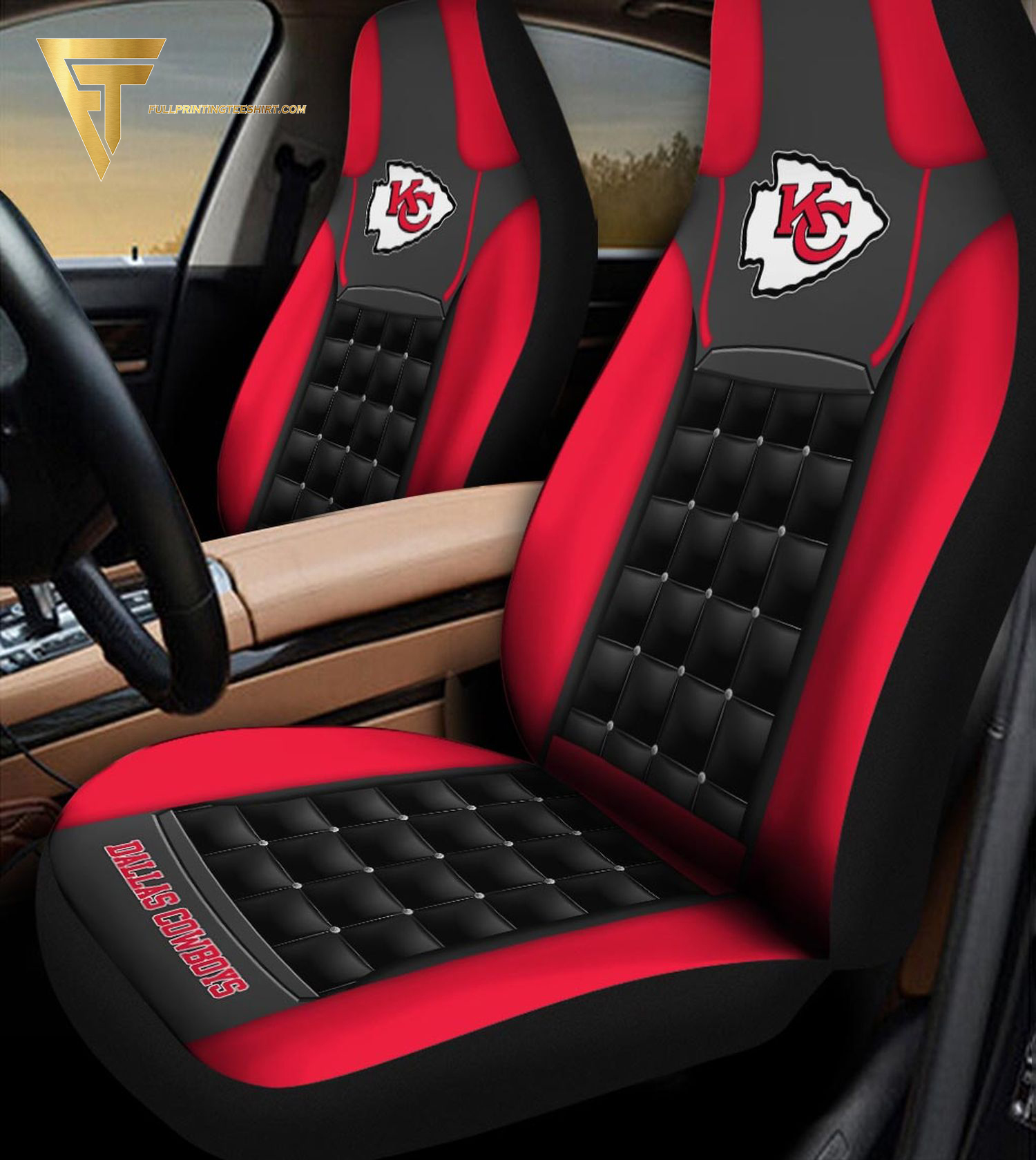 Kansas City Chiefs Football Team Car Seat