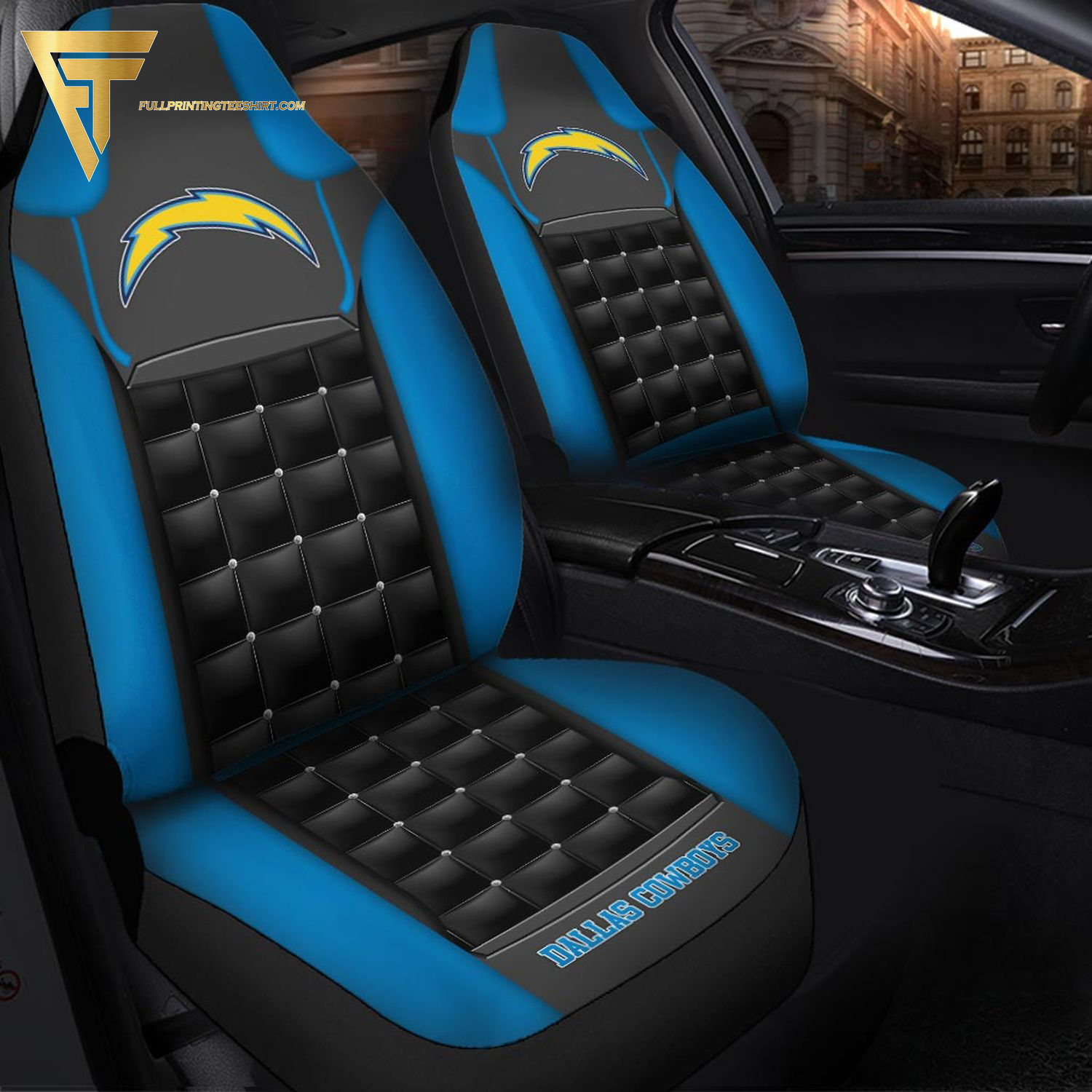 Los Angeles Chargers Football Team Car Seat