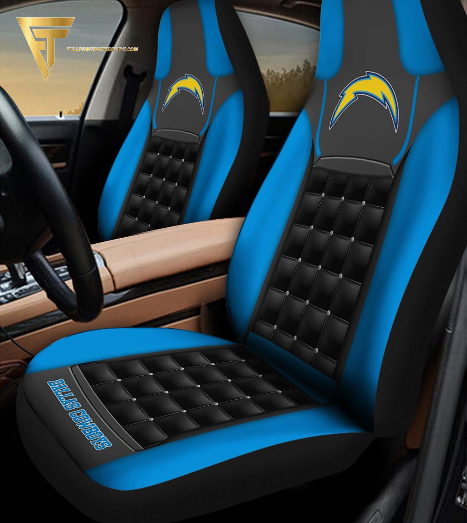 Los Angeles Chargers Football Team Car Seat