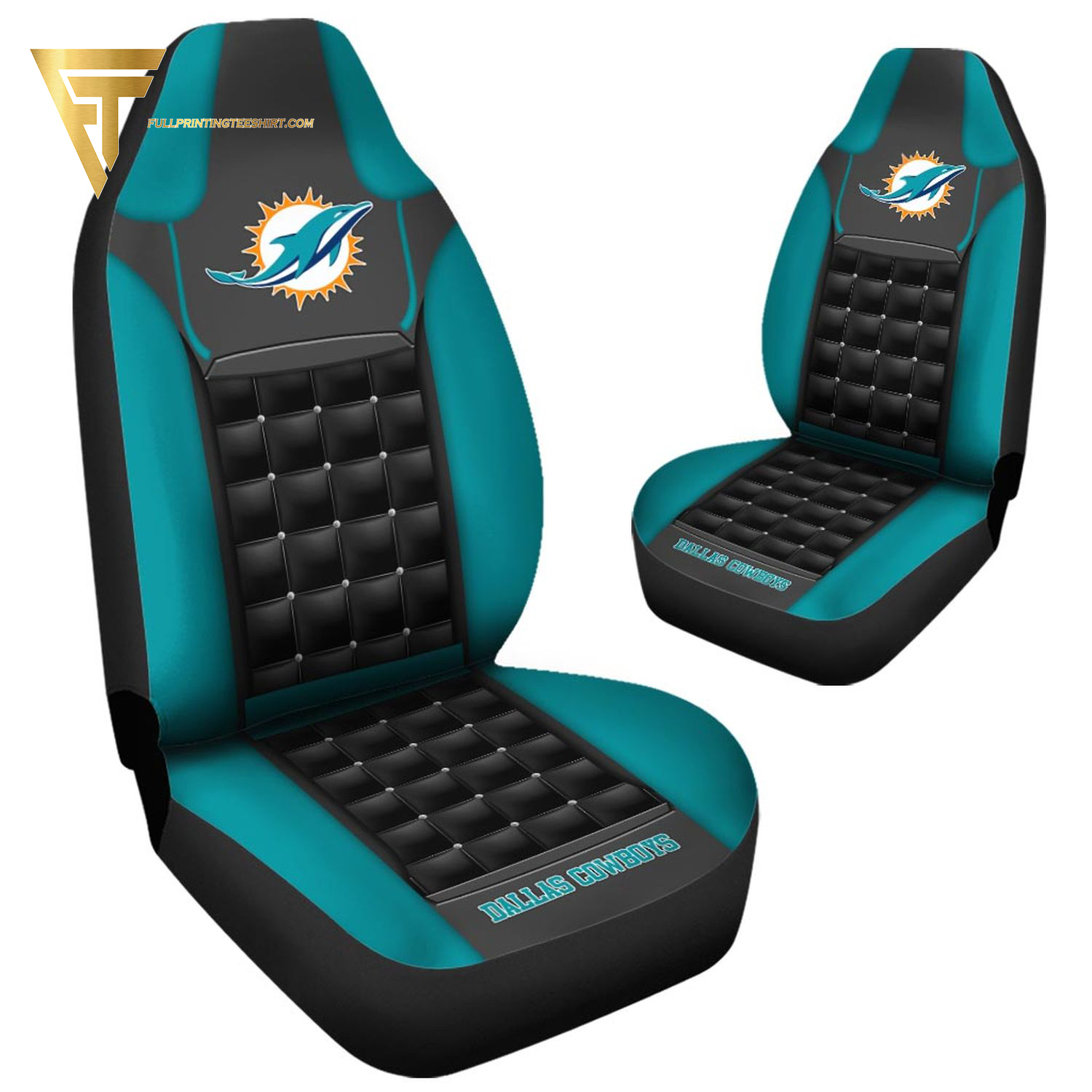 Miami Dolphins Football Team Car Seat