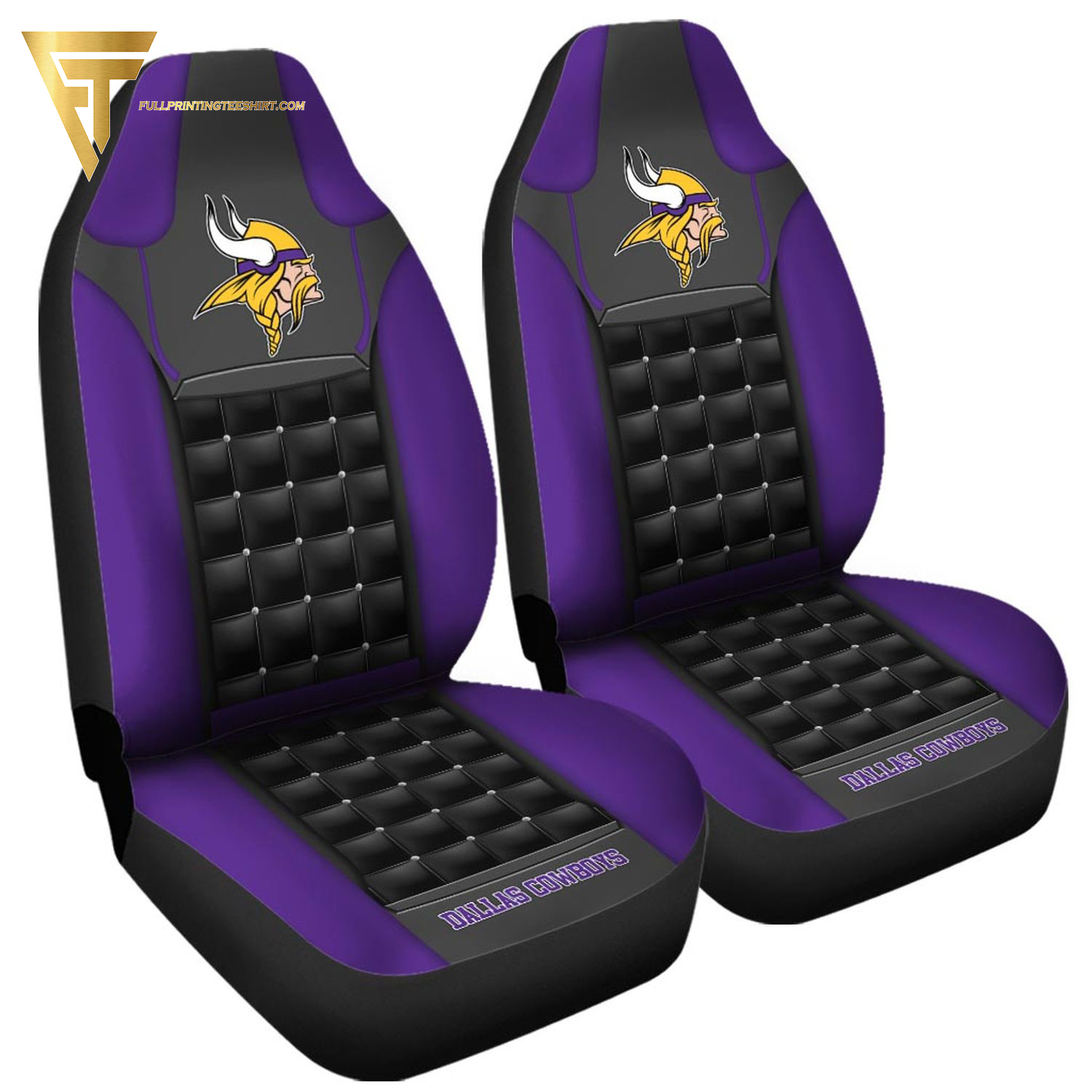 Minnesota Vikings Football Team Car Seat