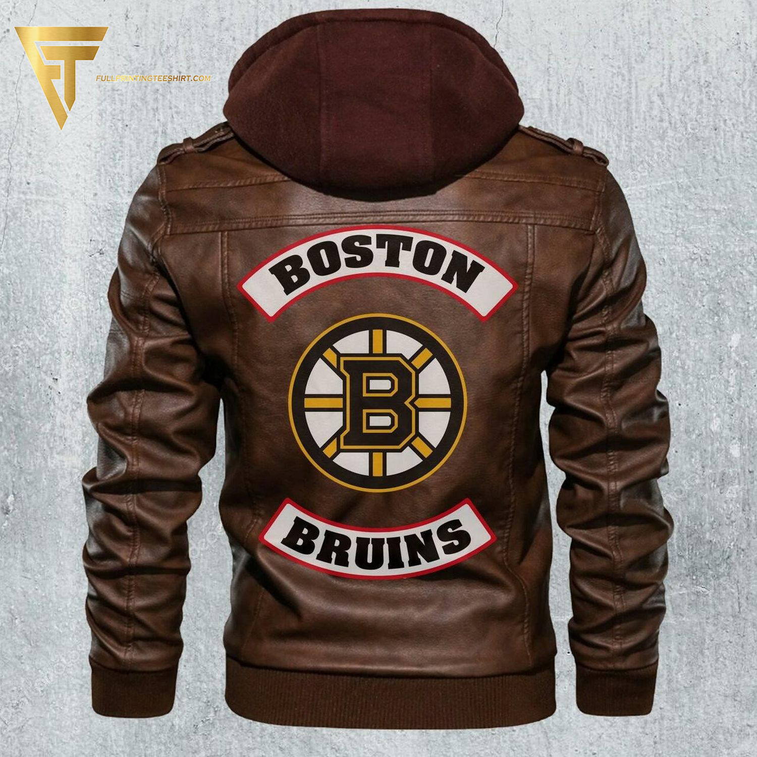 National Hockey League Boston Bruins Leather Jacket