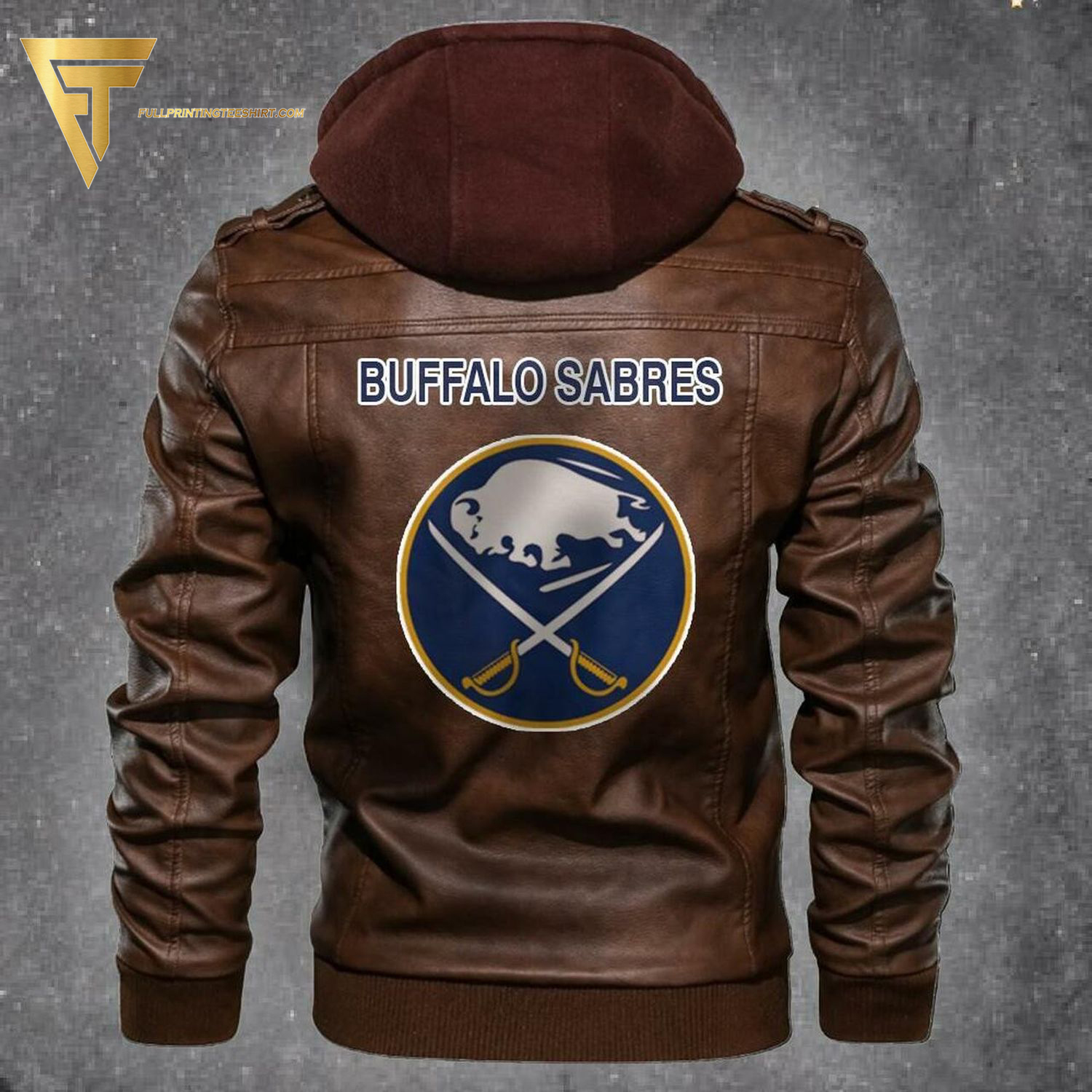 National Hockey League Buffalo Sabres Leather Jacket