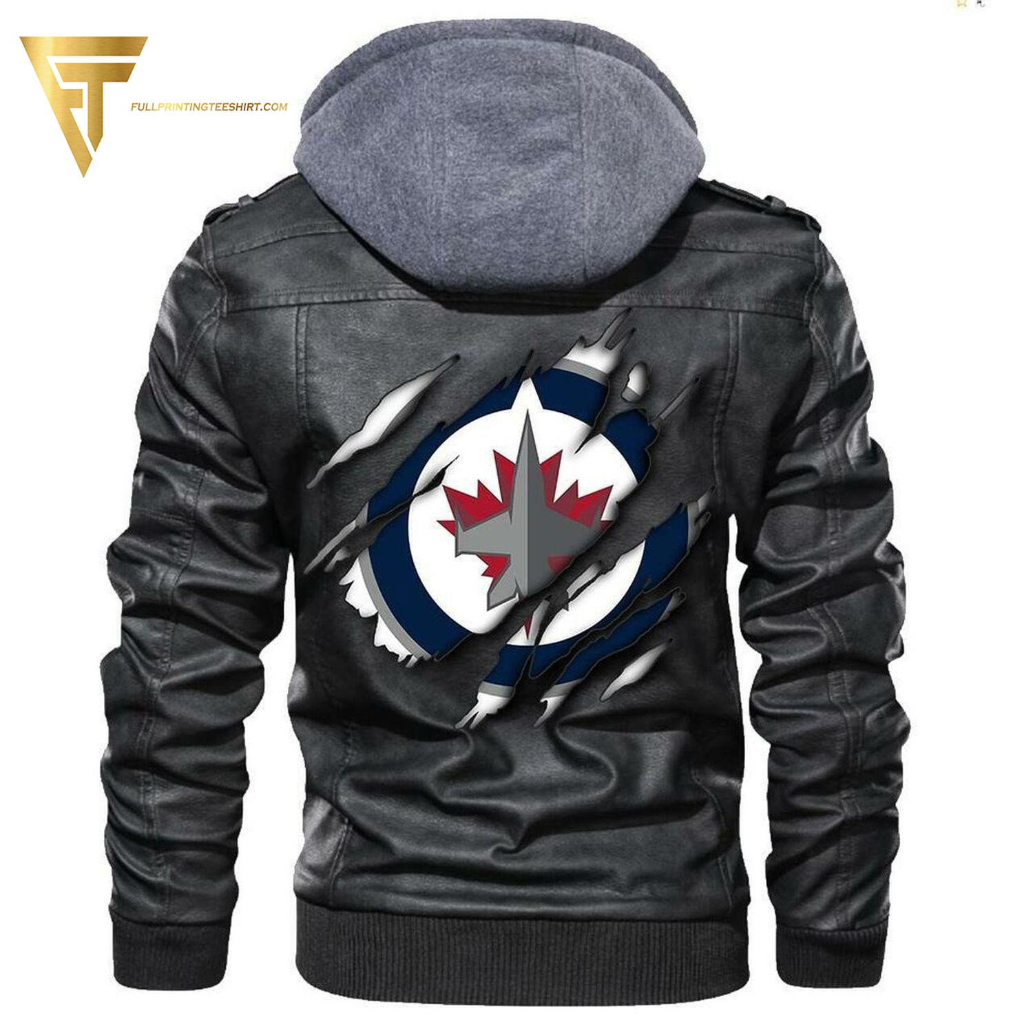 National Hockey League Winnipeg Jets Leather Jacket