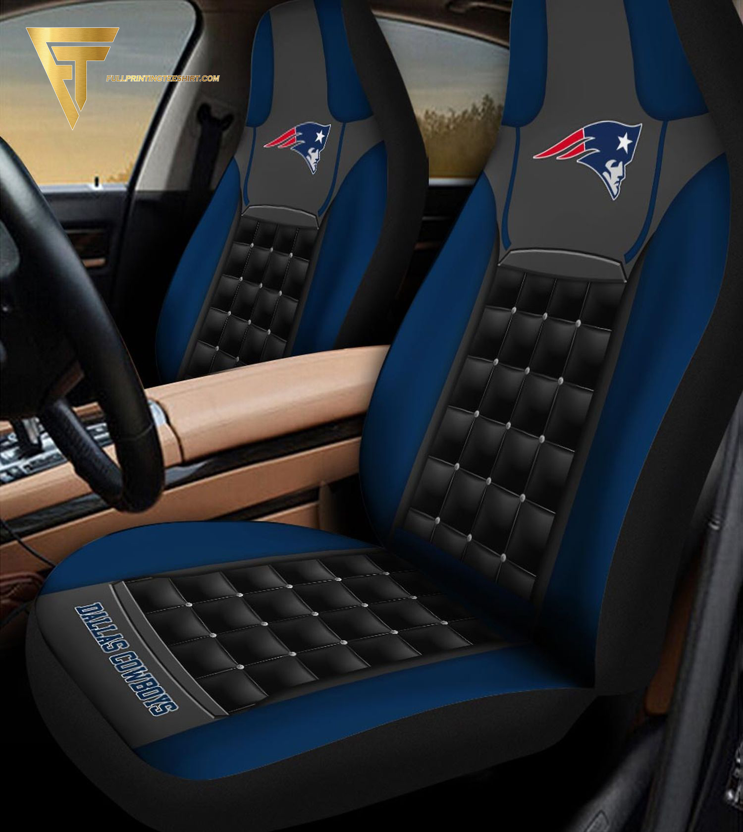 New England Patriots Football Team Car Seat