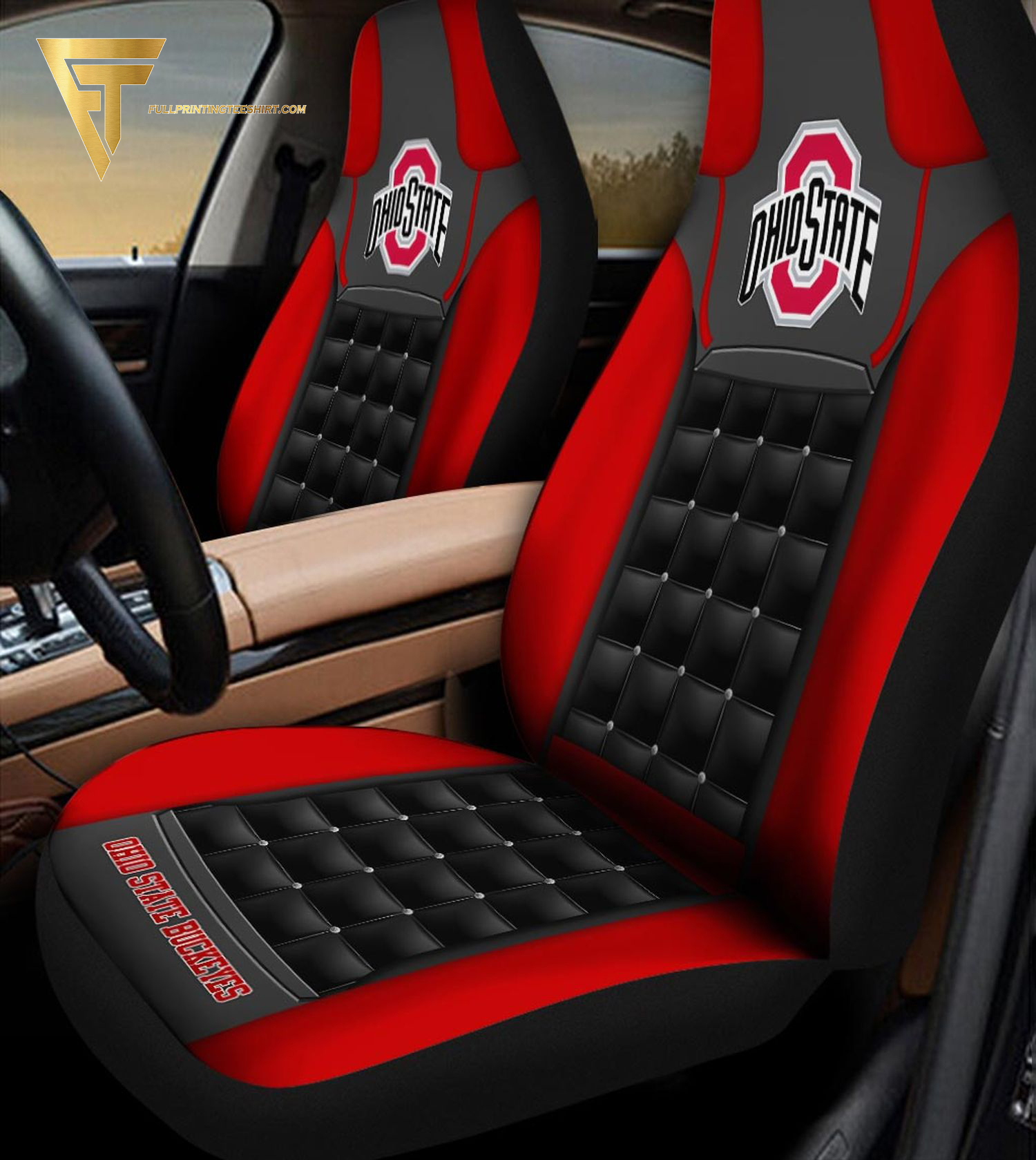 Ohio State Buckeyes Sport Team Car Seat