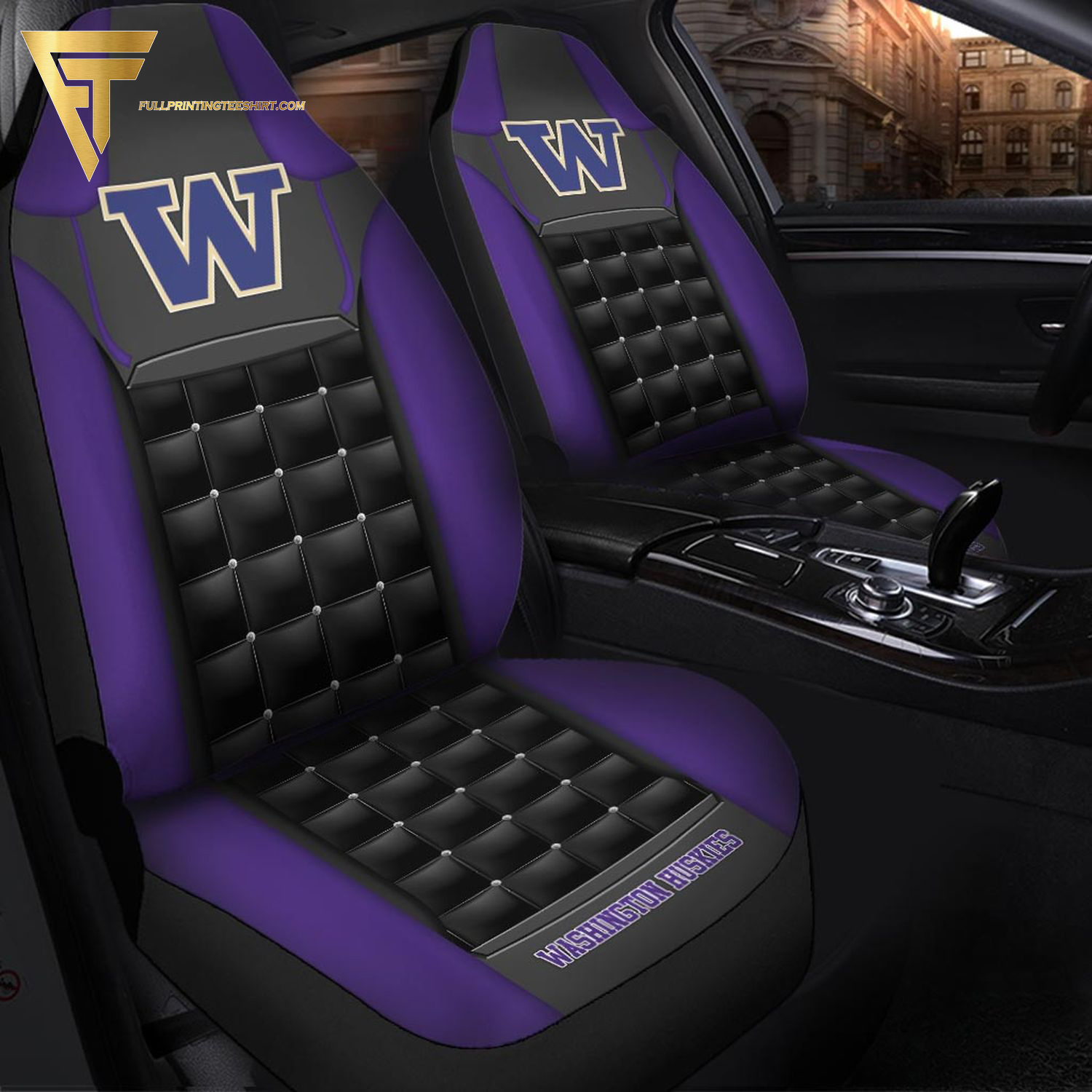 Washington Huskies Sport Team Car Seat