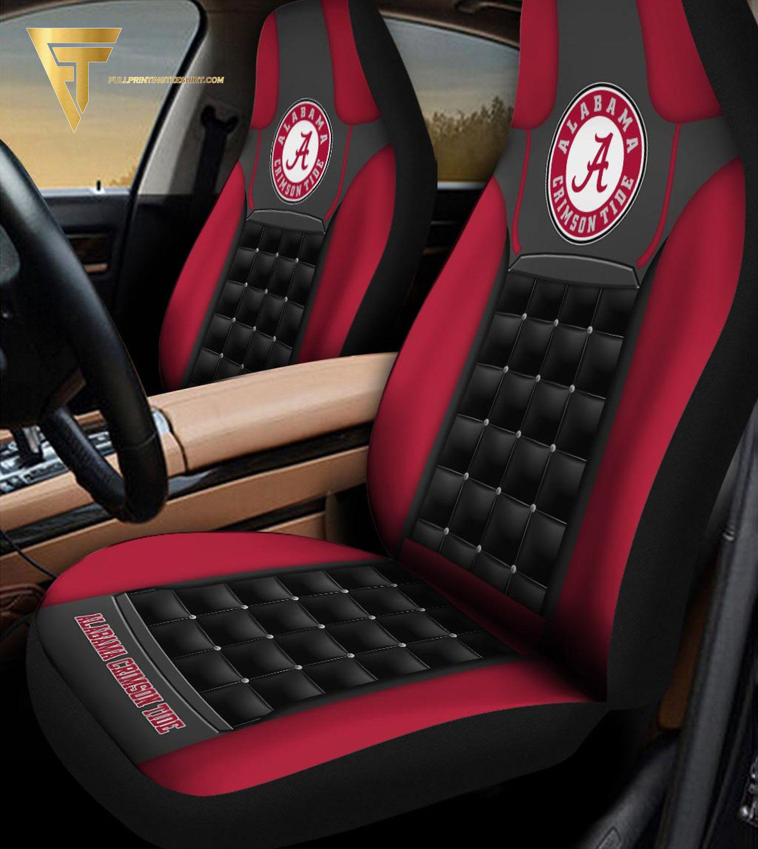 Alabama Crimson Tide Football Team Car Seat