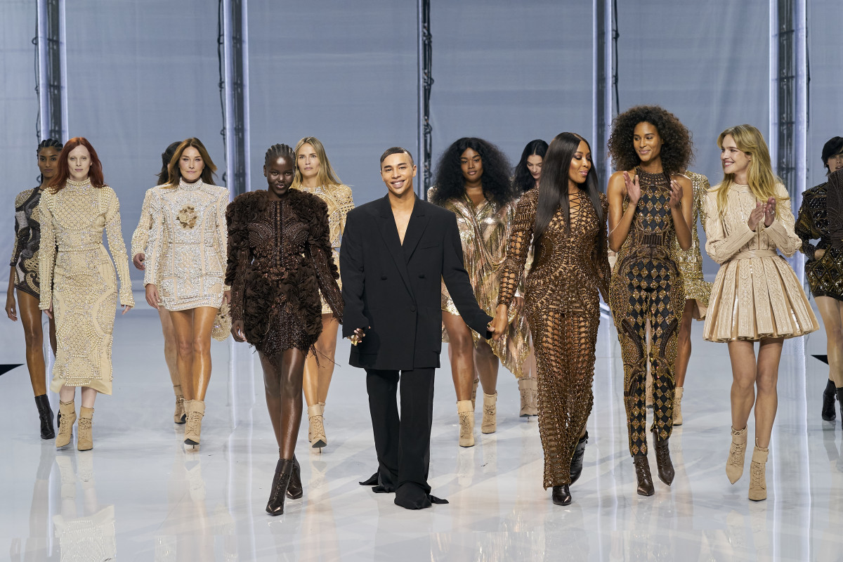 Balmain spring summer 2022 collection olivier rousteing's decade-long journey to build a brilliant fashion empire