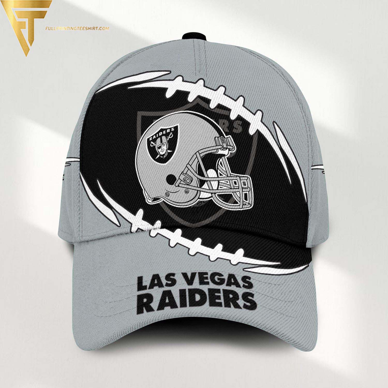 Las Vegas Raiders 3D Cap SKULL NFL Custom Name 