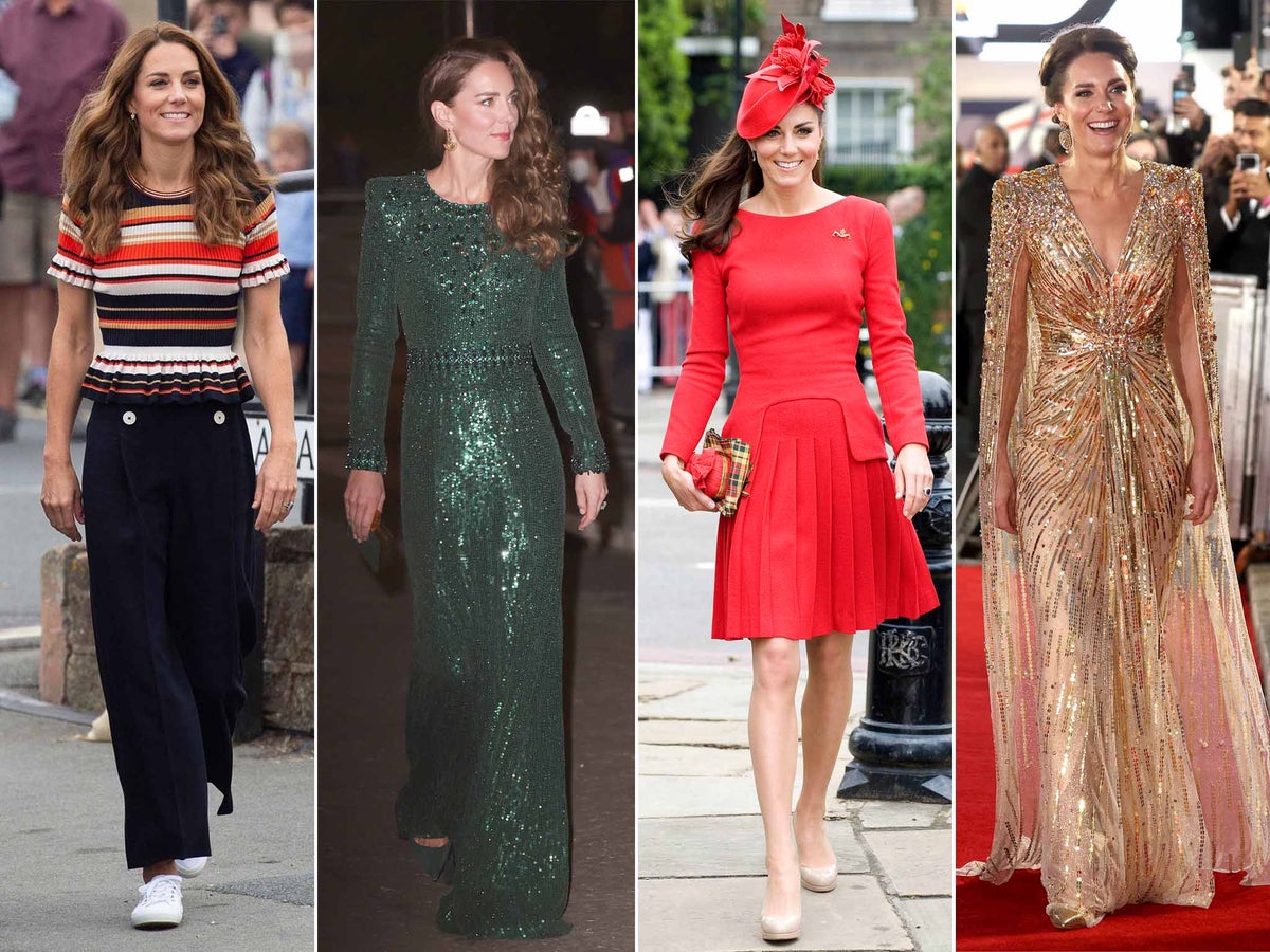 Take a look back at princess kate middleton's expensive fashion moments at the platinum ceremony