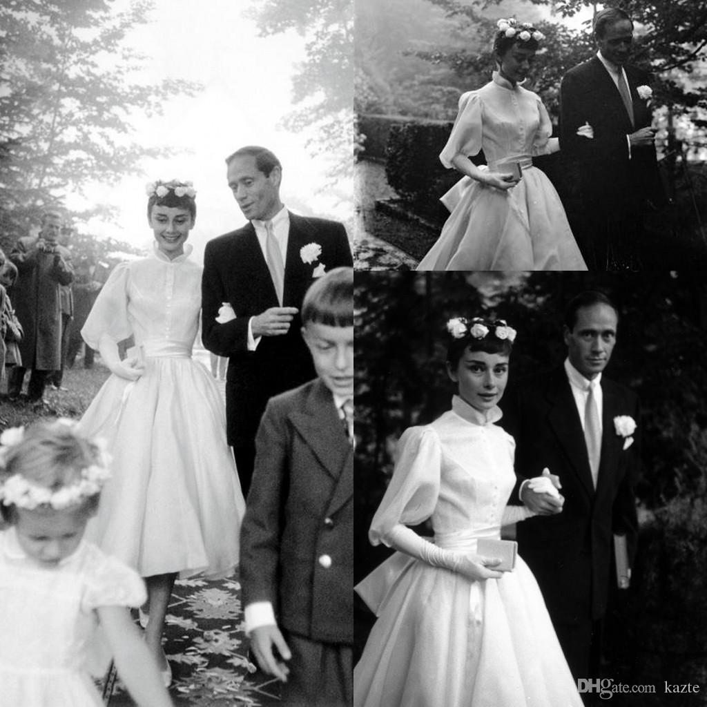 Wedding dresses that make history with audrey hepburn