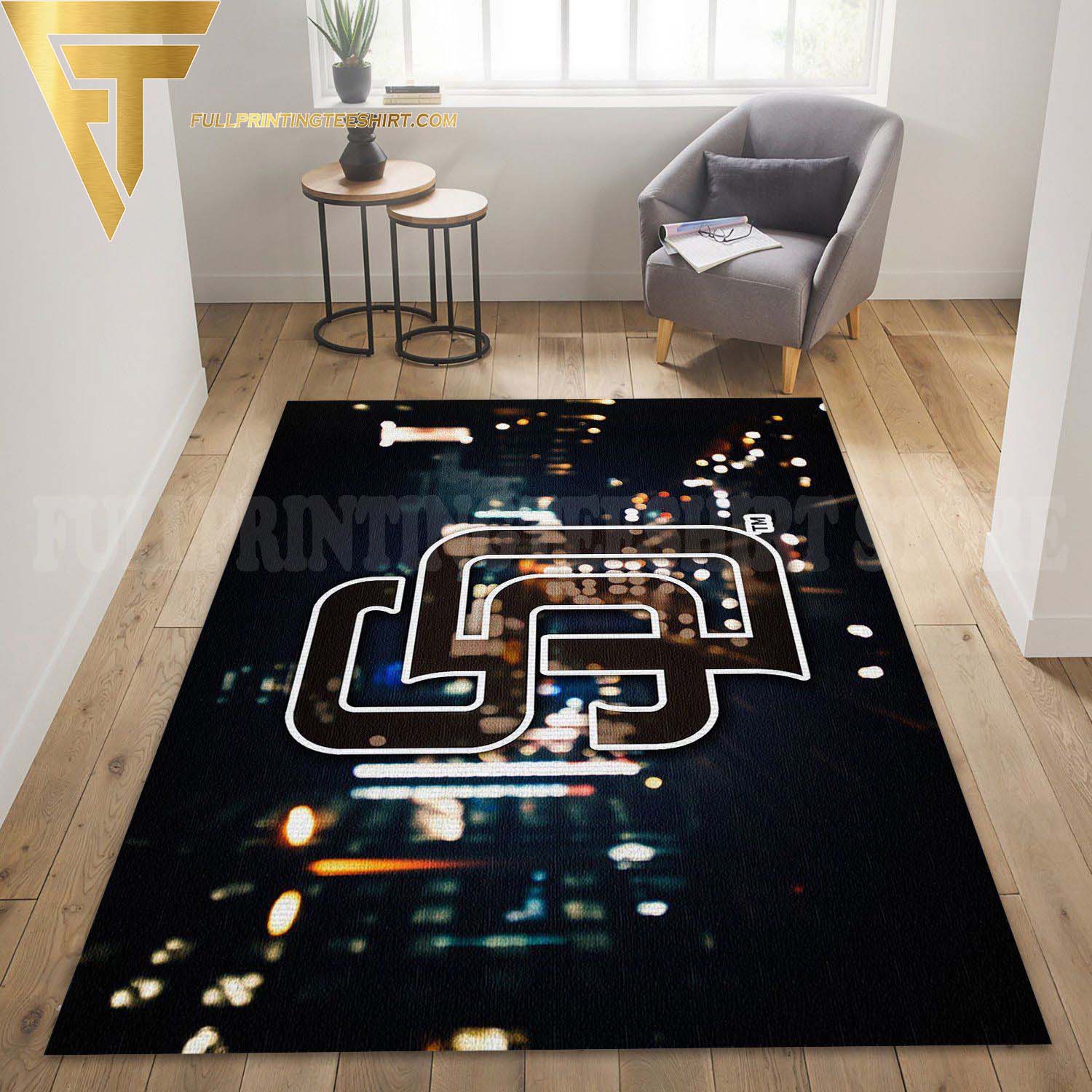 MLB San Diego Padres All Over Print Home Decor Floor Rug